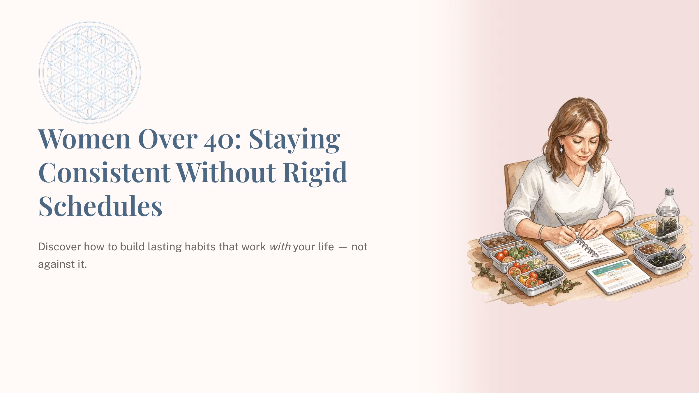 Women Over 40 Staying Consistent Without Rigid Schedules
