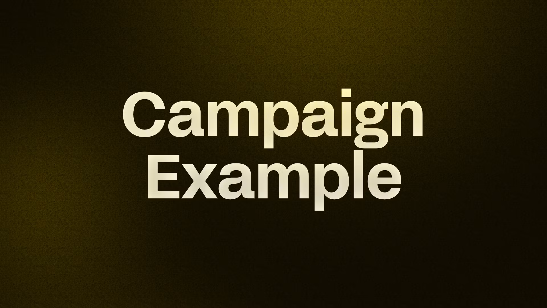 Ejemplo de Campaña 