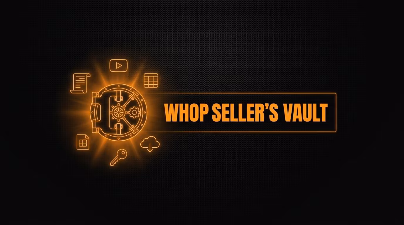 Whop Seller's Vault