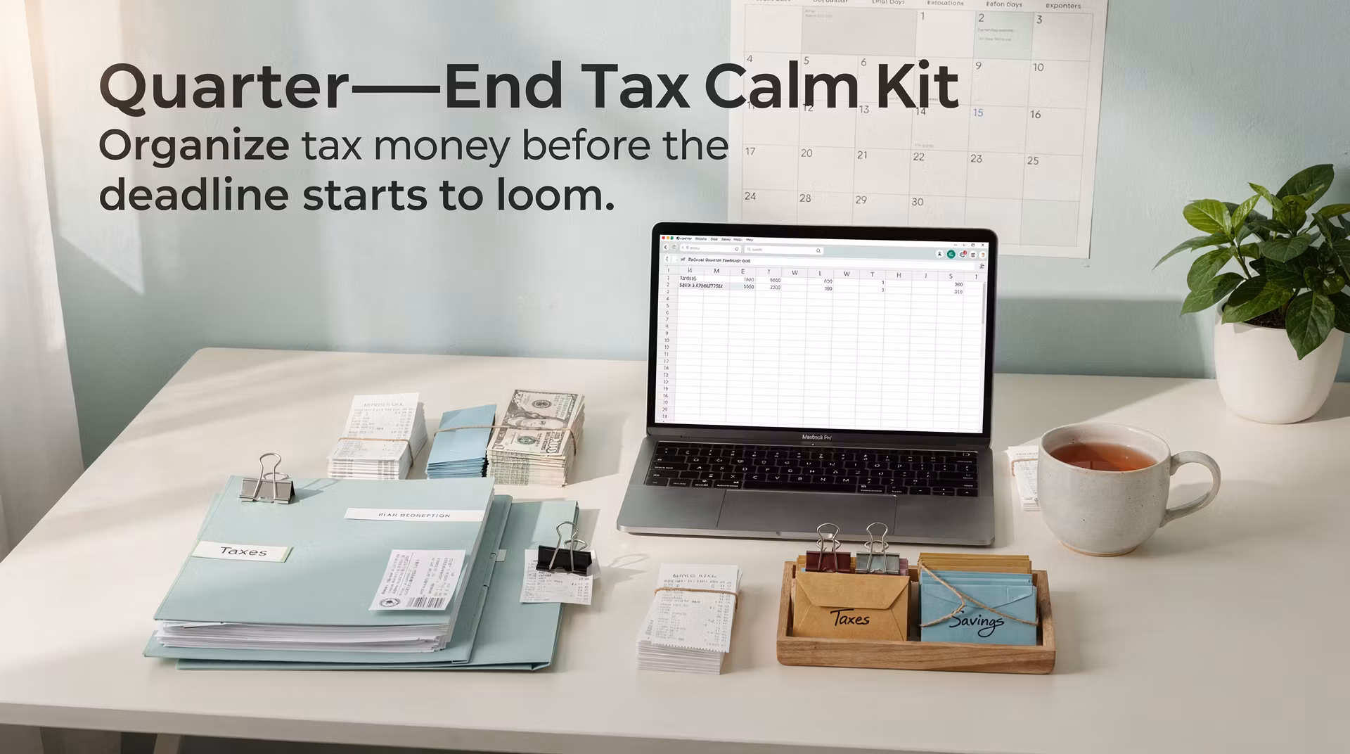 Quarter-End Tax Calm Kit