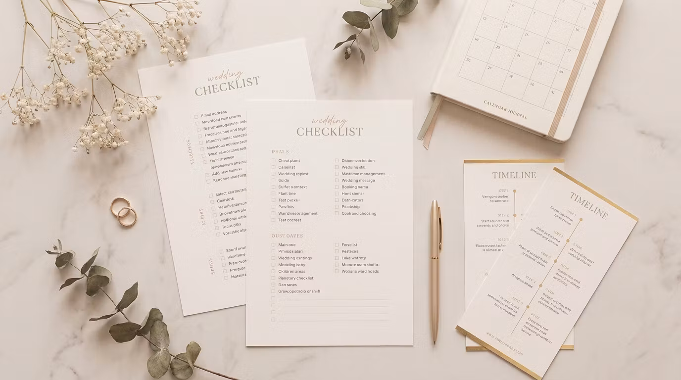The Wedding Countdown Checklist