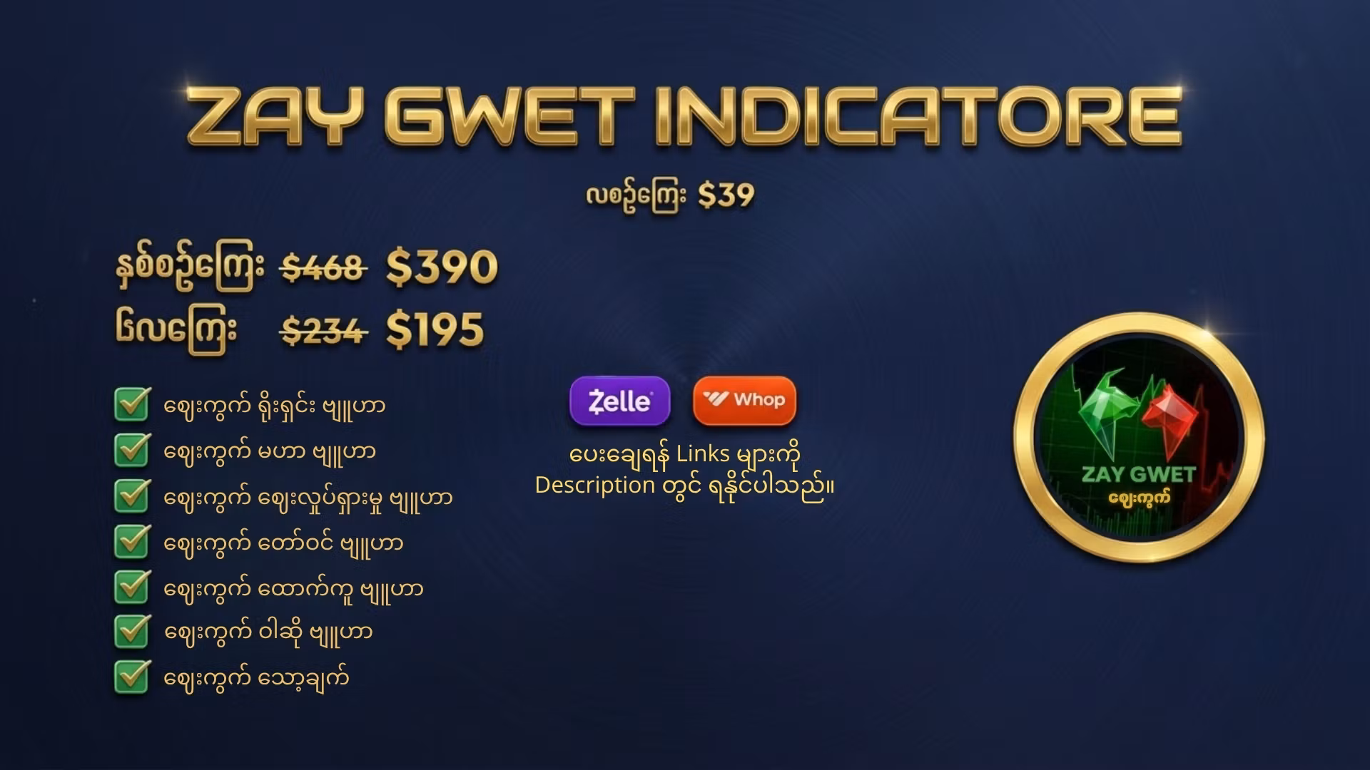 ZAY GWET INDICATORS (DISCOUNT)