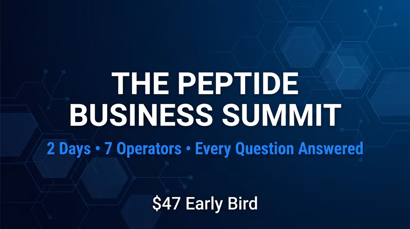 Peptide Business Summit Master Class