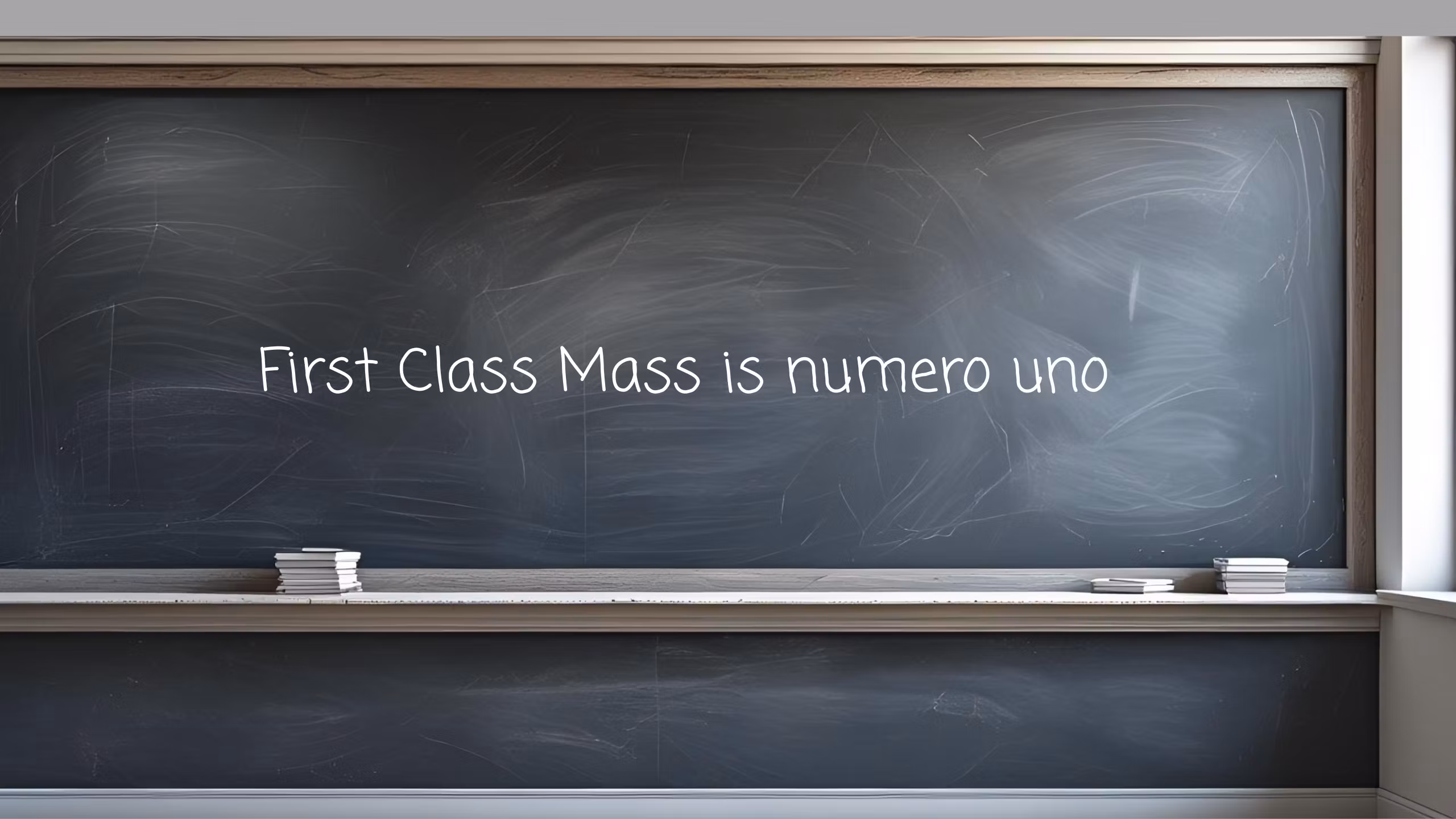 First Class Mass & Mindset 