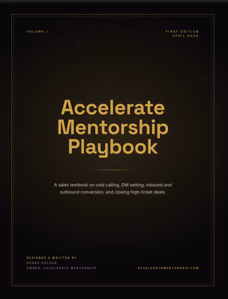 The Accelerate Mentorship Playbook