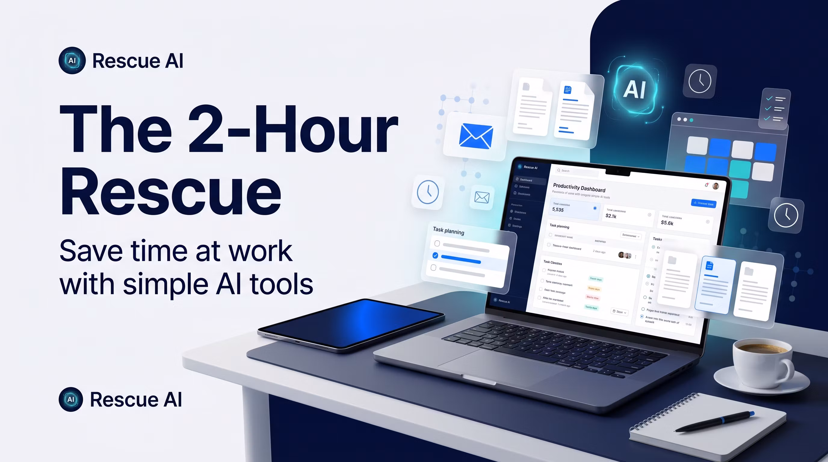 The 2-Hour Rescue — The No-Jargon AI Guide for Busy Professionals