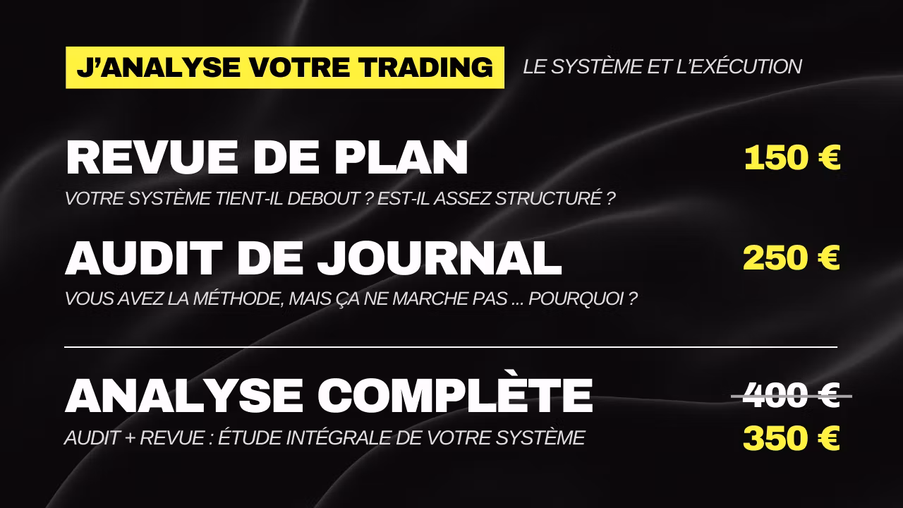 J'analyse votre trading