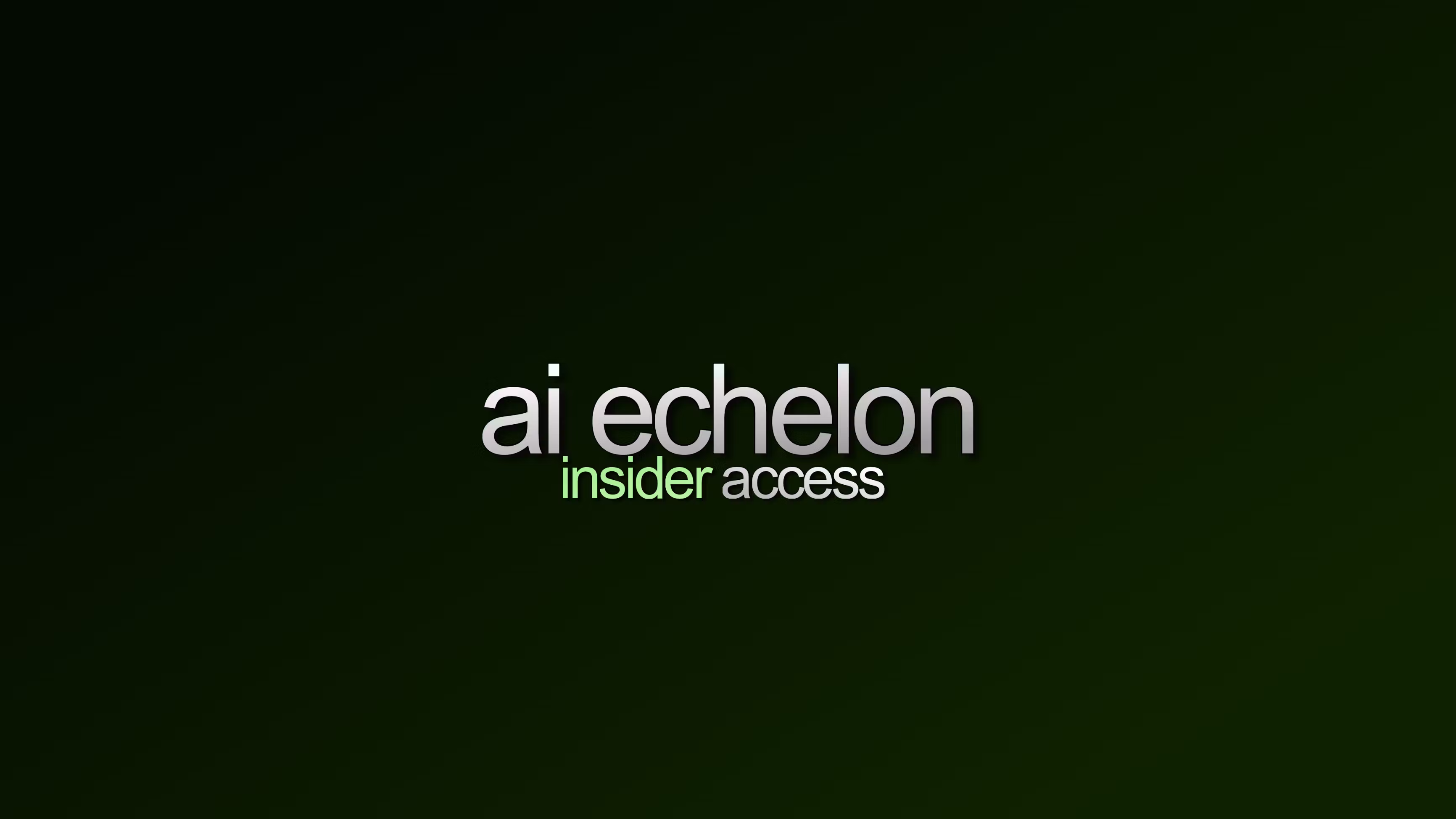 Echelon Insider Community Access