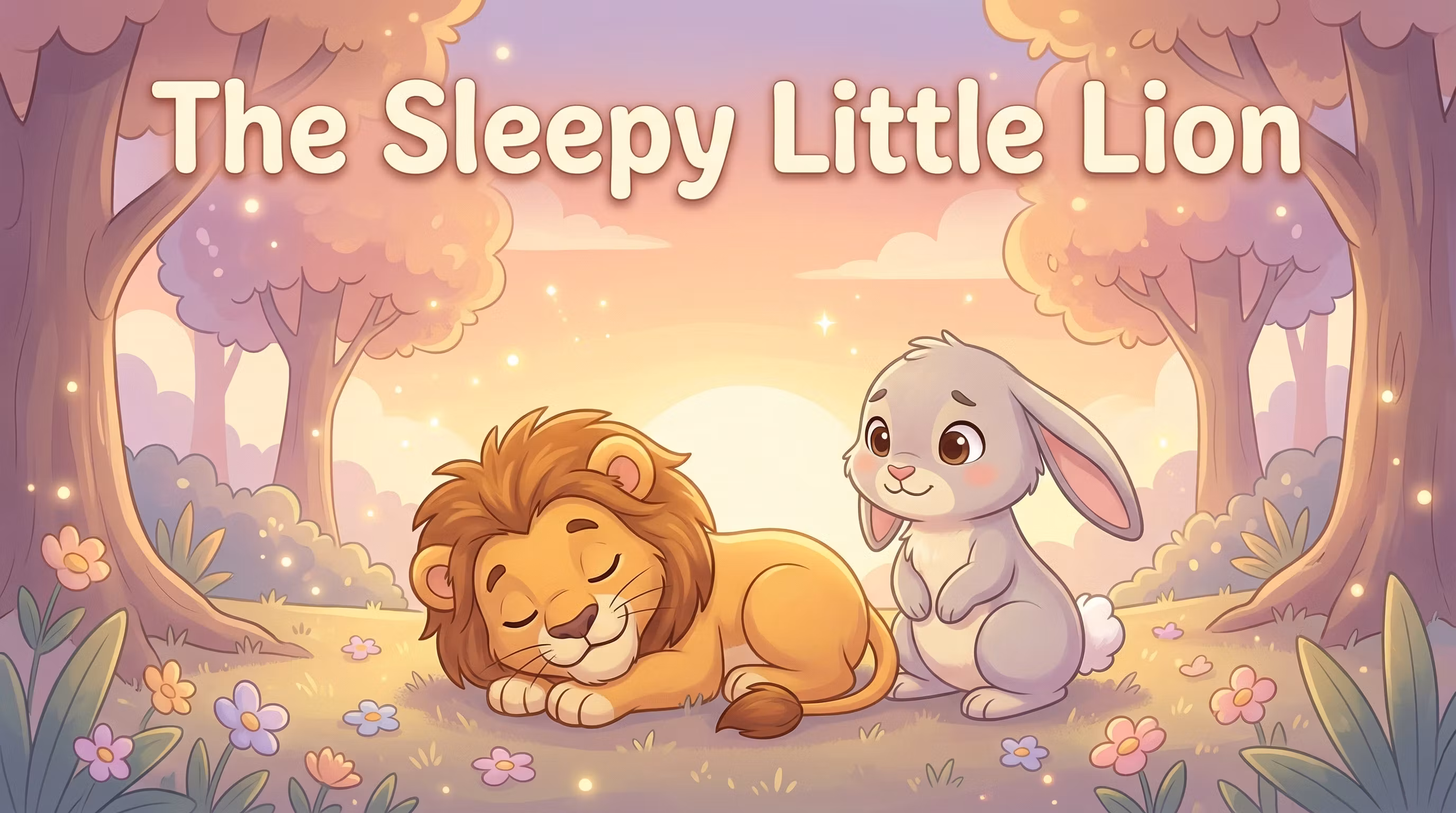 the sleepy little lion story  (kids story ages 4-8)