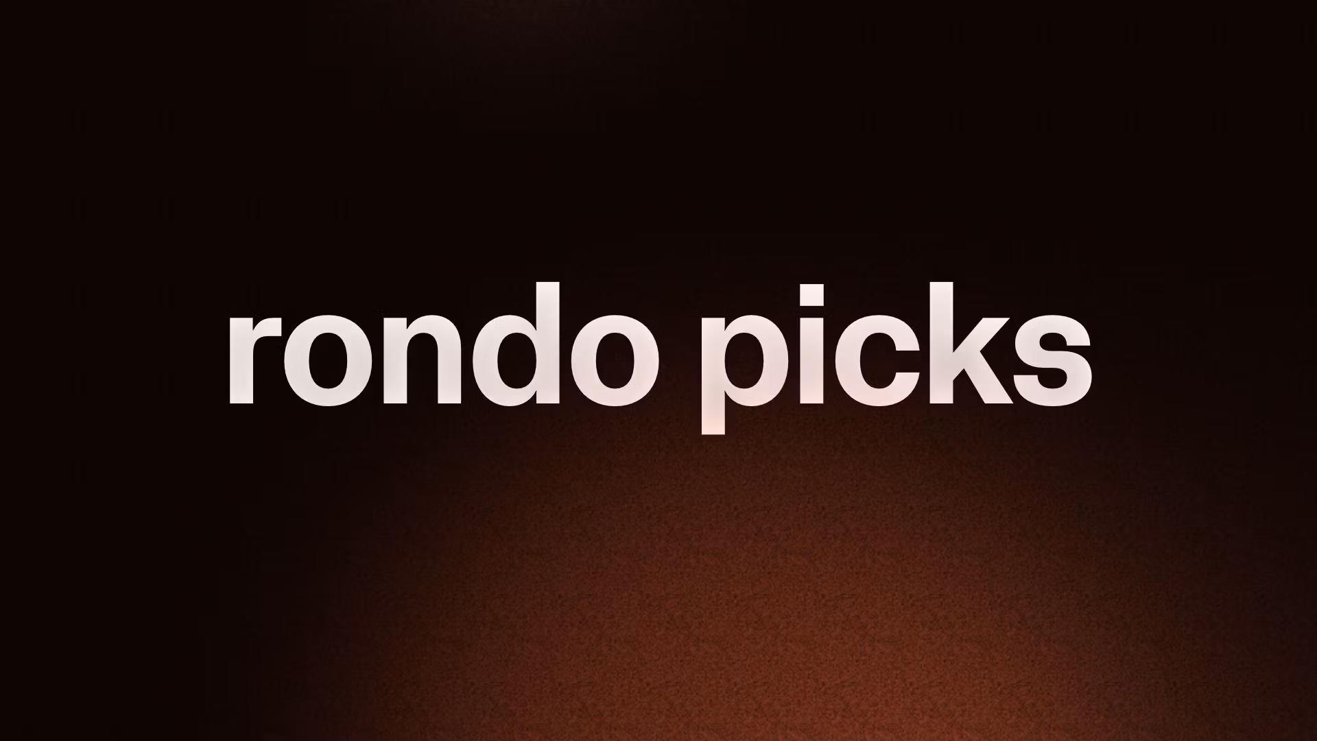rondo picks