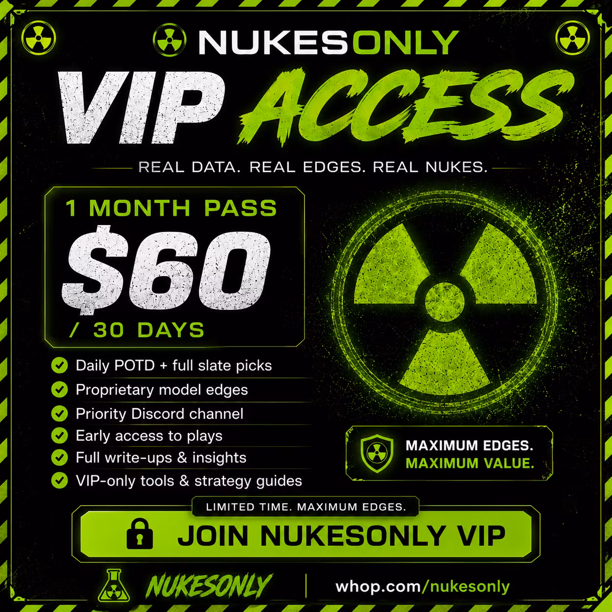 NUKESONLY VIP Monthly War Room