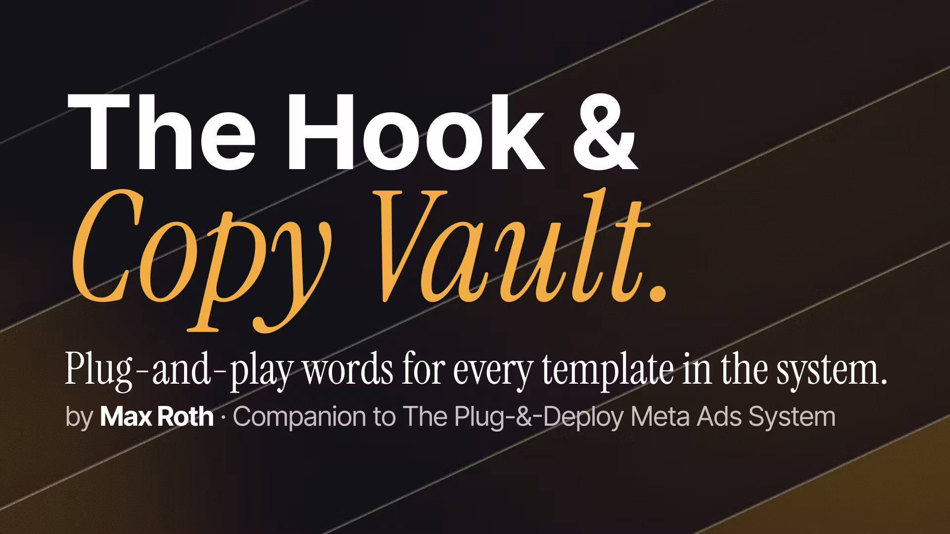 The Hook and Copy Vault