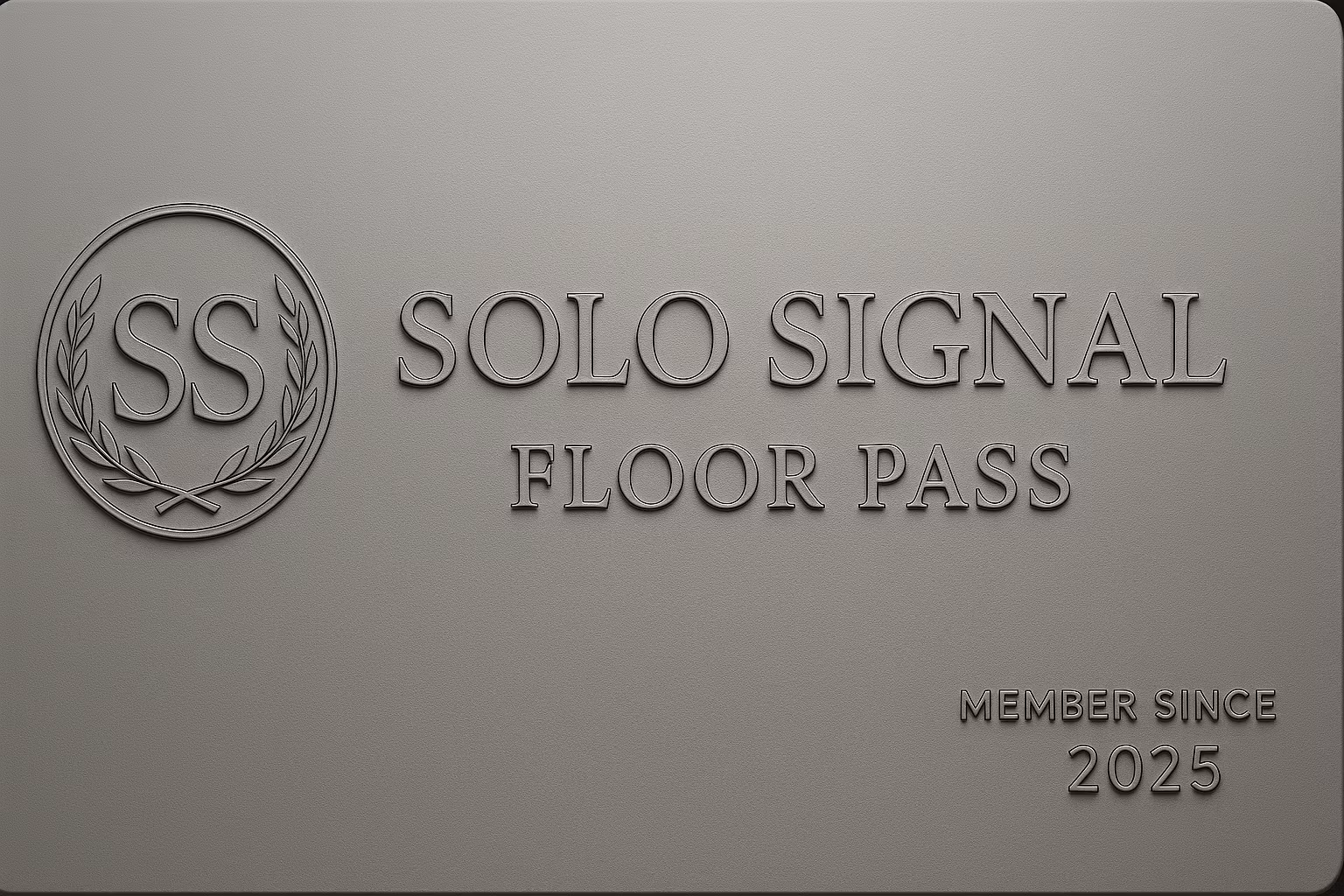 Floor Pass
