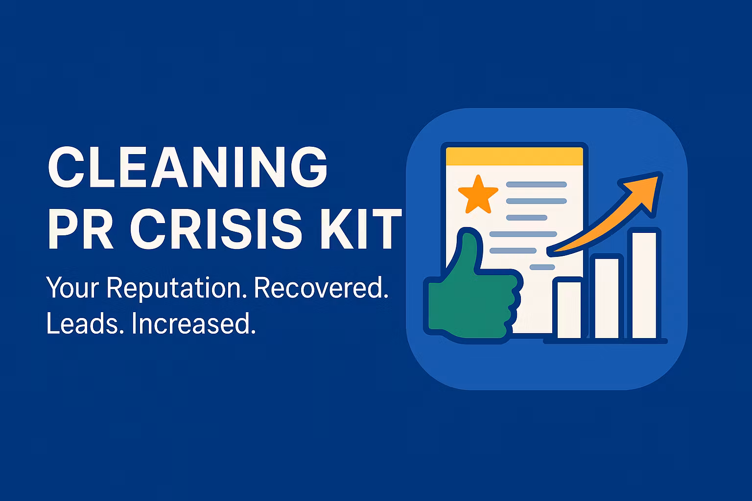 Crisis PR Mastery for Cleaning