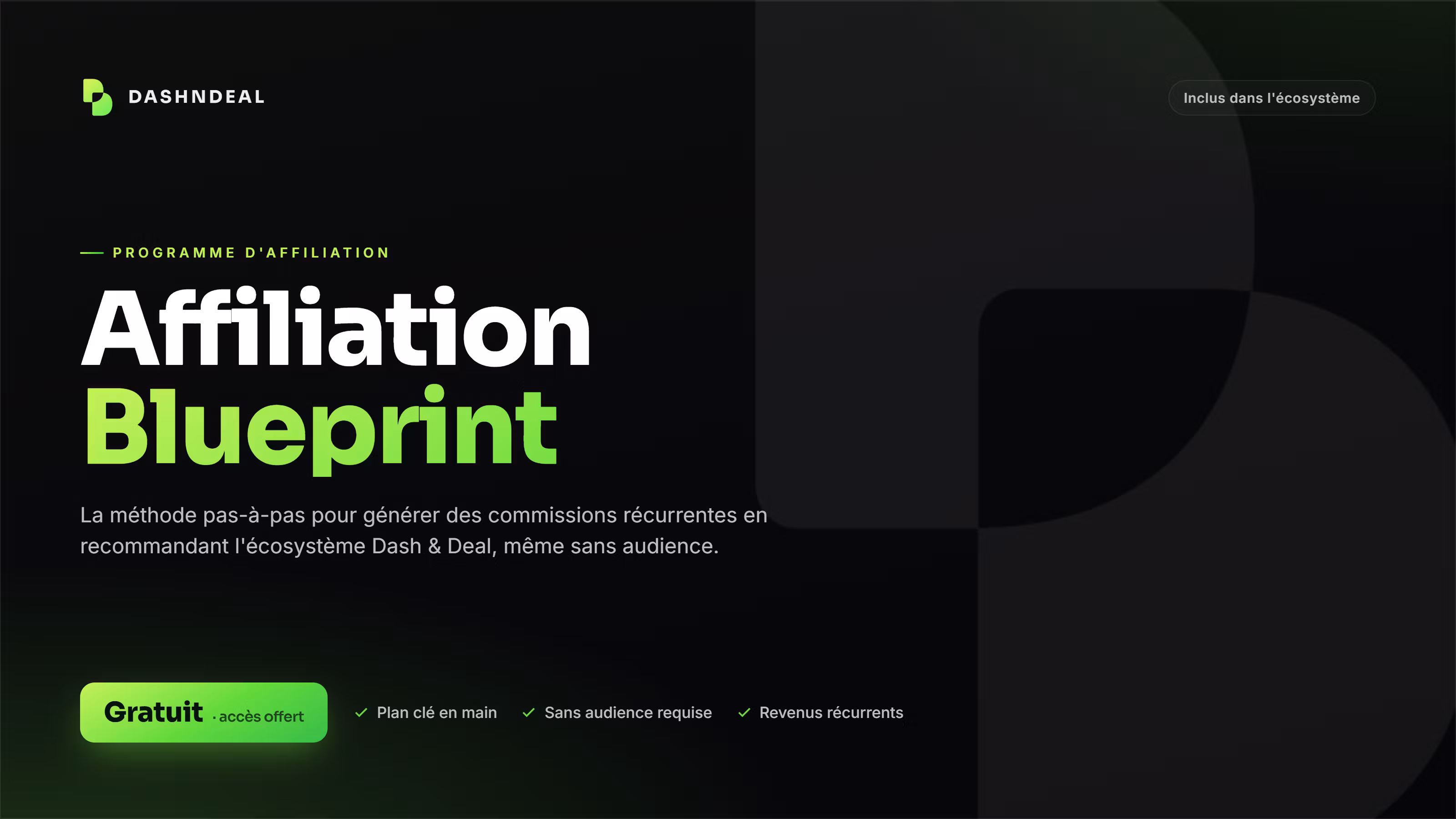 Affiliation blueprint 🎁
