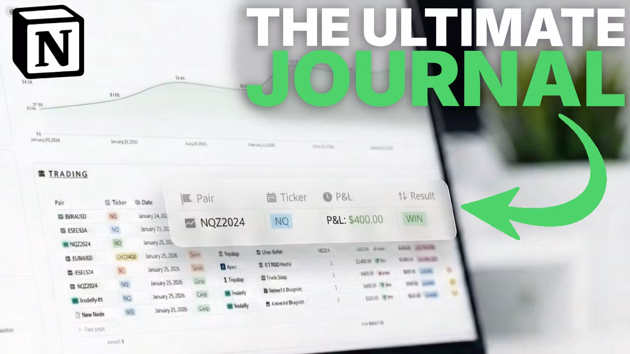 Notion Trade Journal Pro