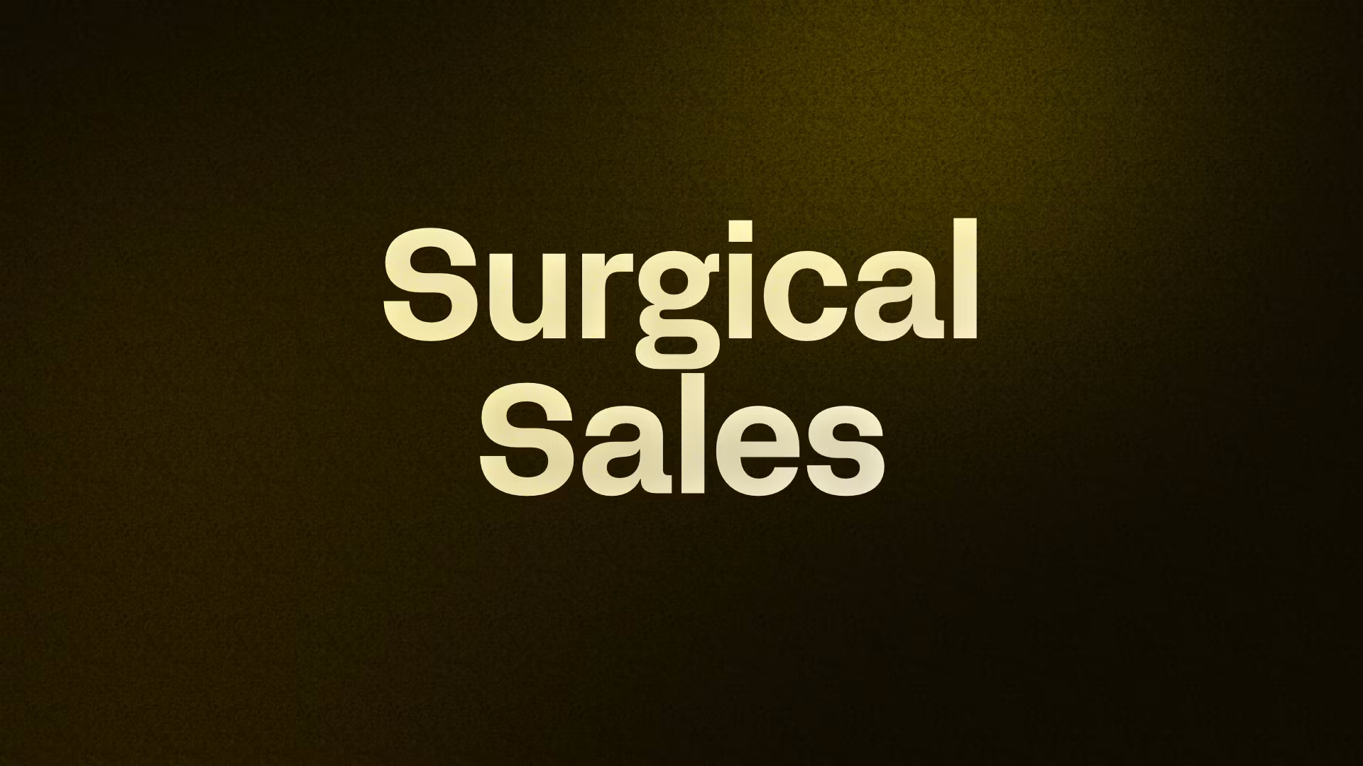 Surgical Sales
