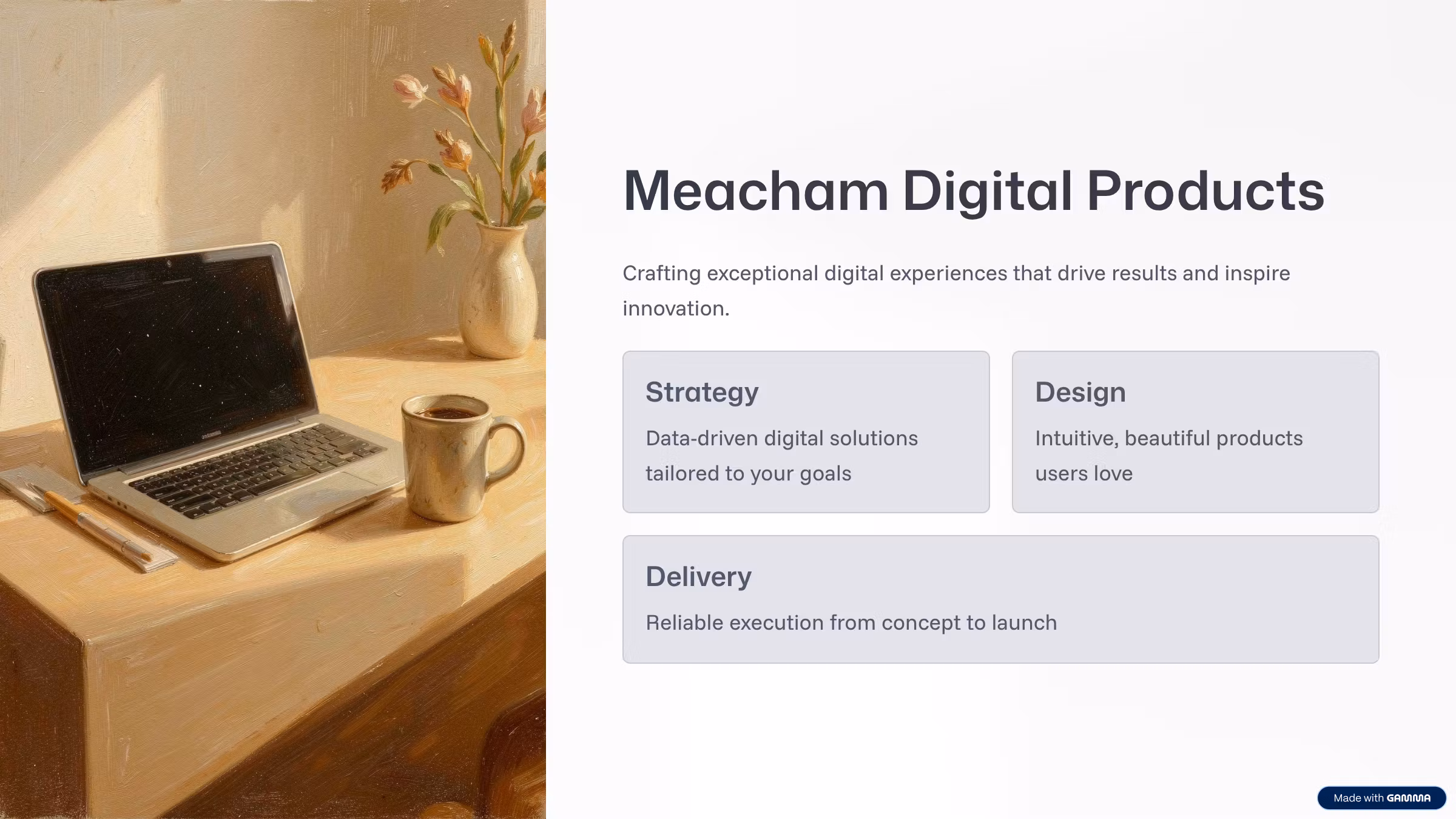 Meacham Digital Products