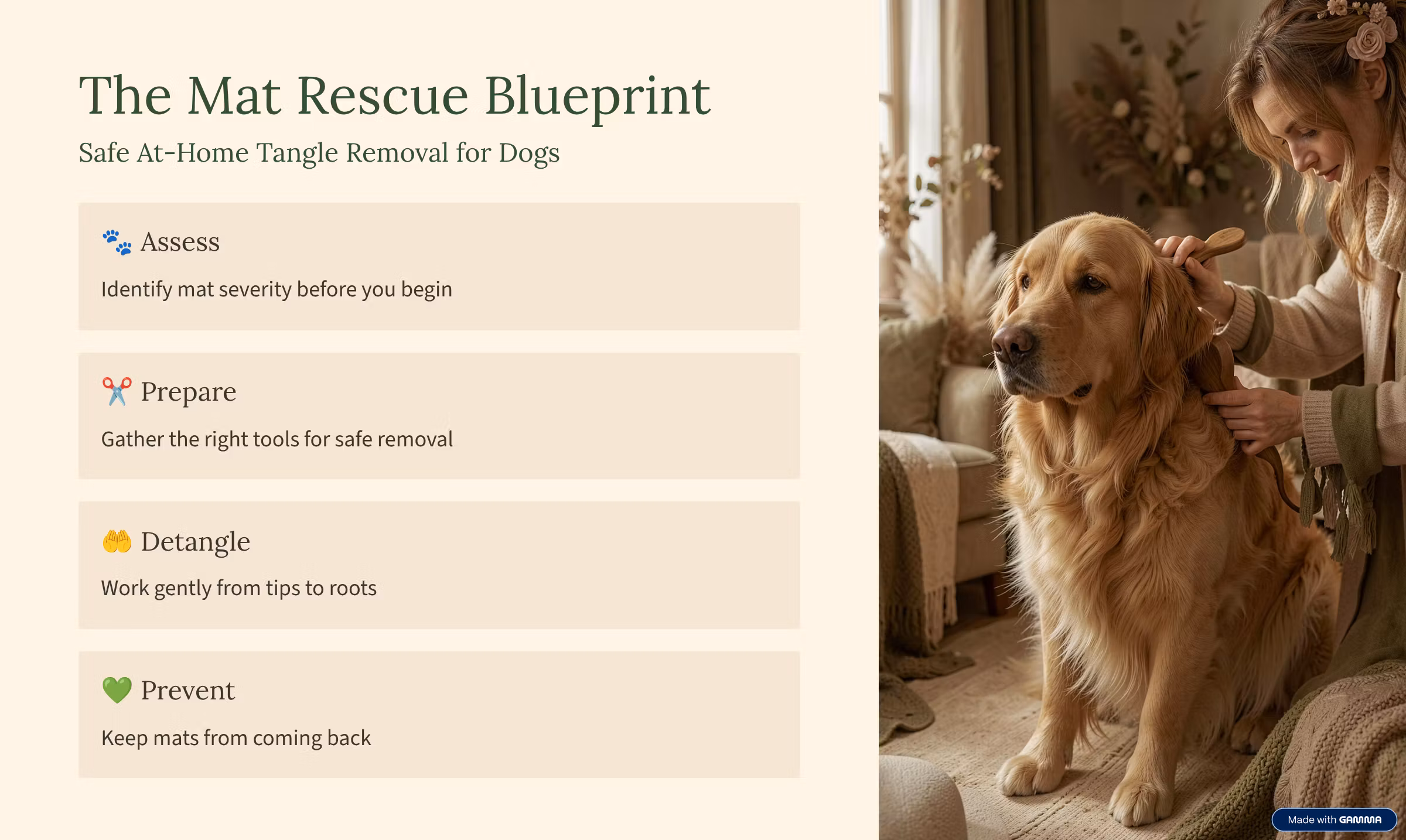 The Mat Rescue Blueprint