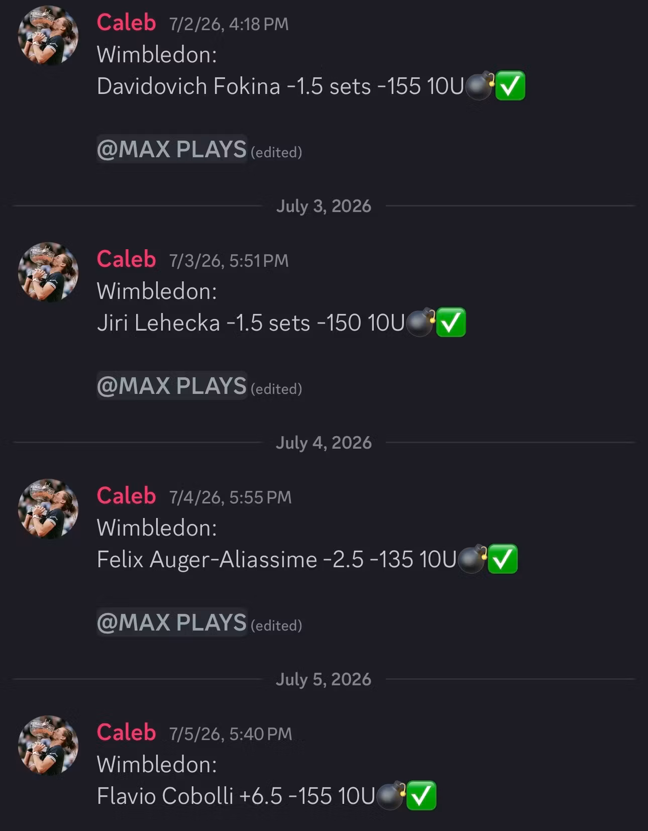 7/25 UFC MAX play