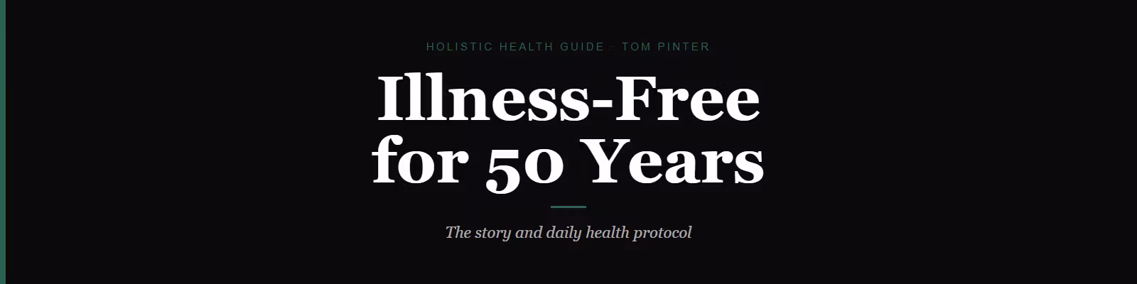 Holistic Health Guide by Tom