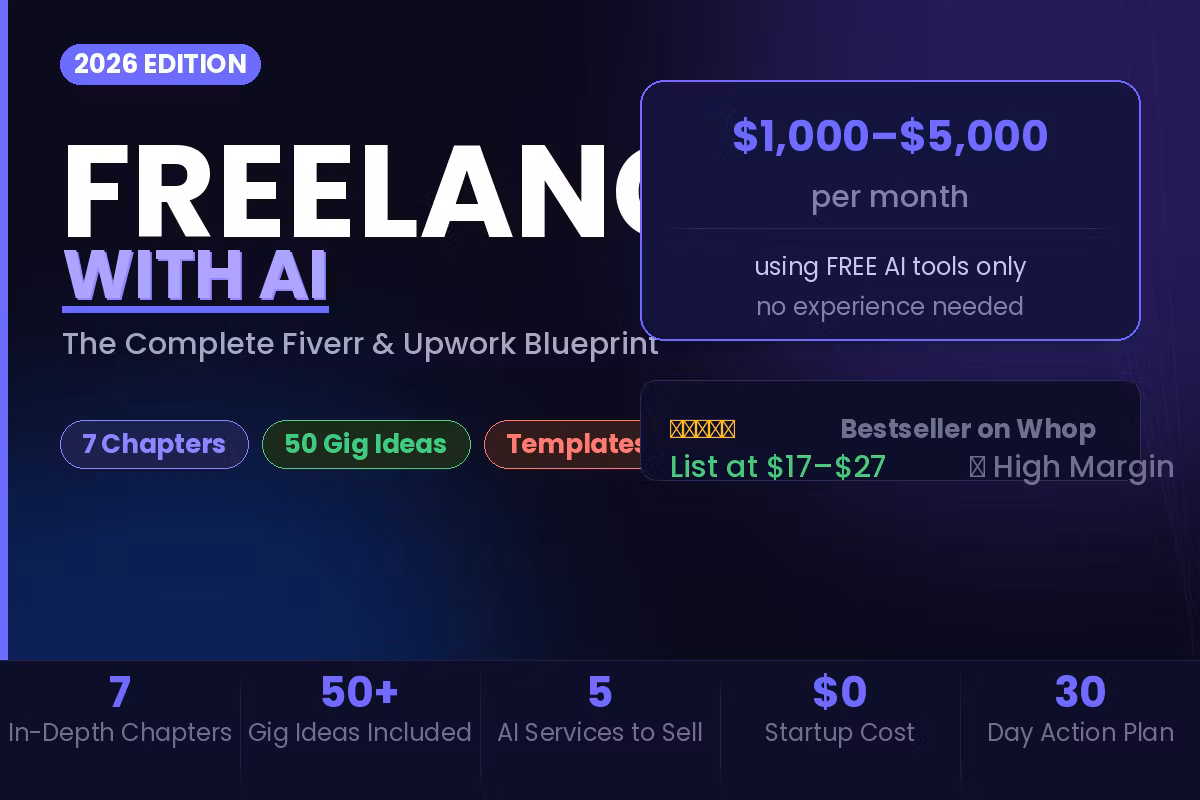 Freelancing with AI — 2026 Blueprint