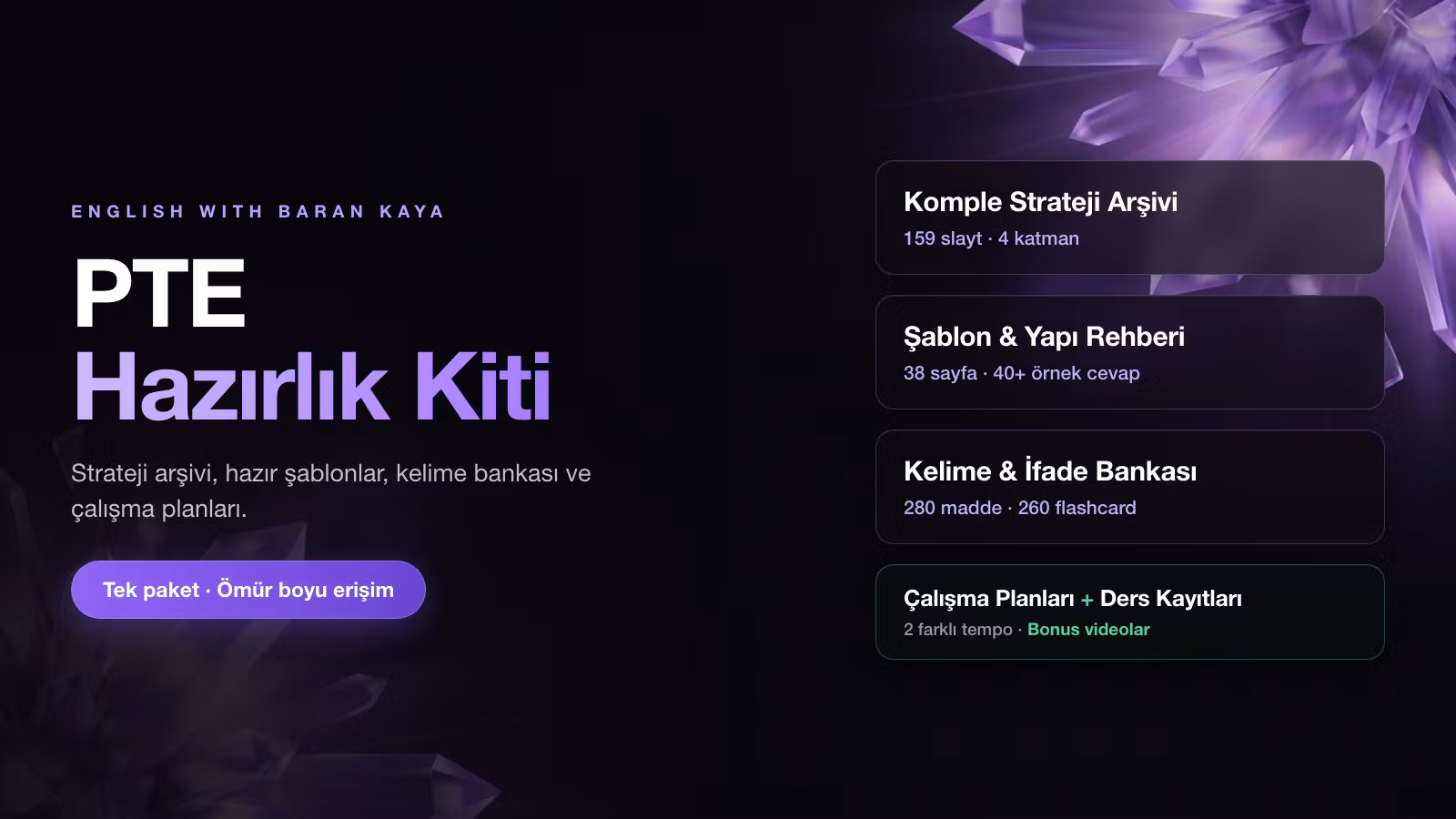 PTE Hazırlık Kiti