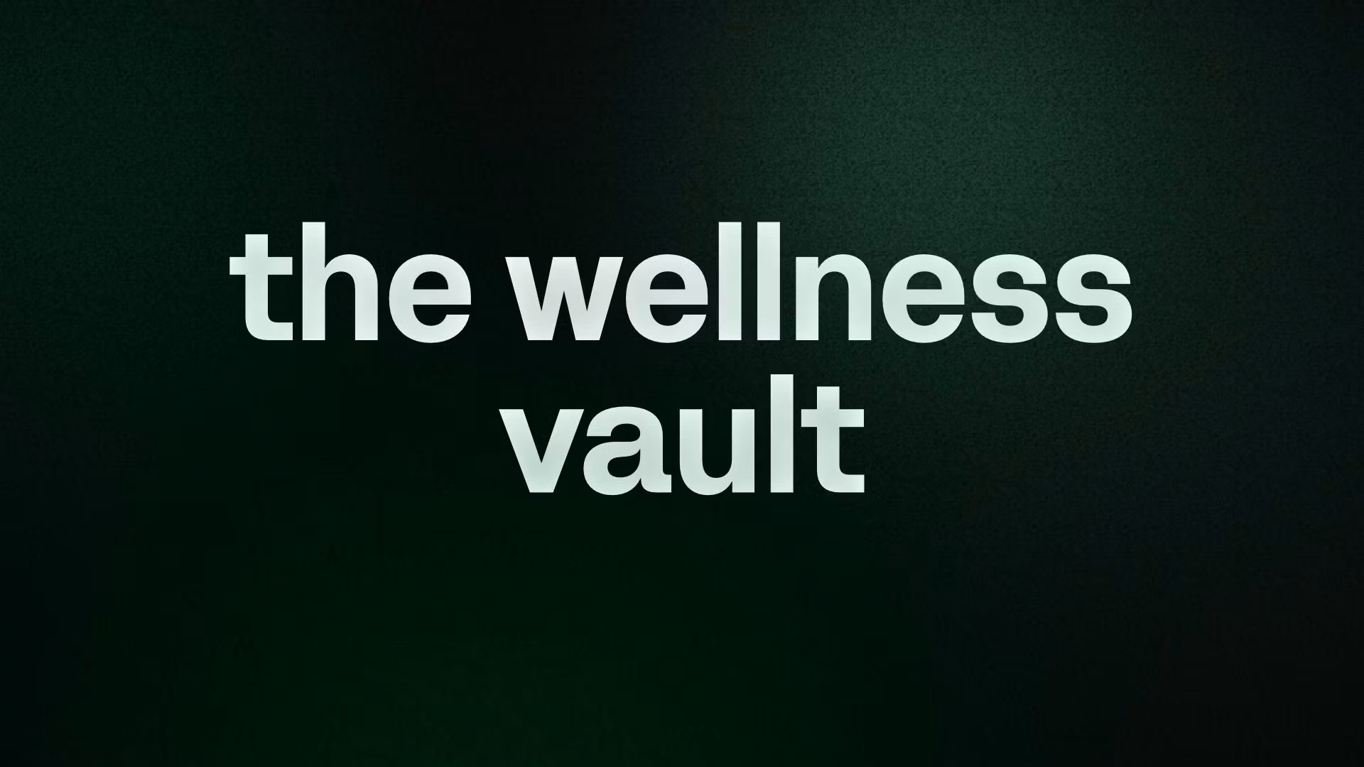 the wellness vault 