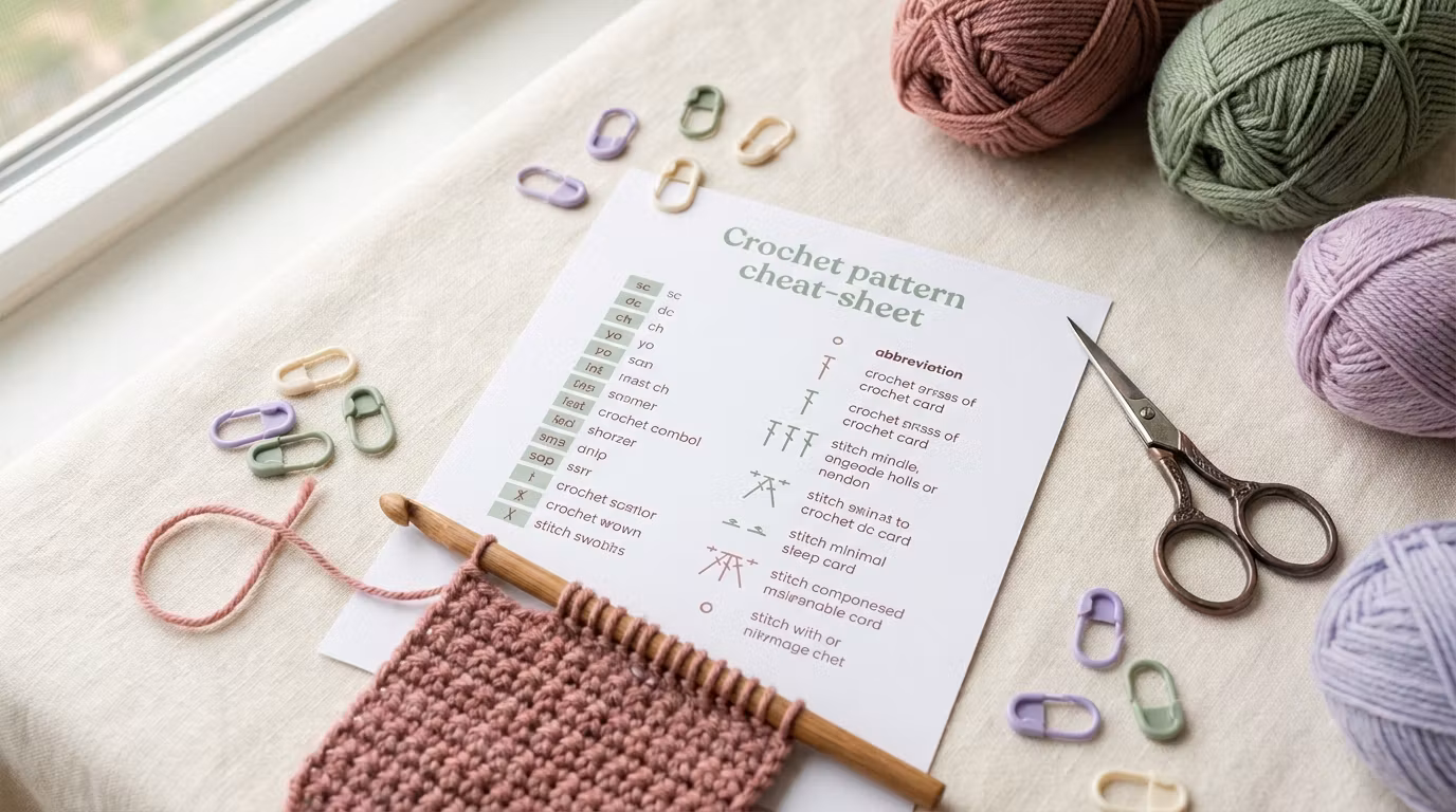 Crochet Pattern Cheat-Sheet