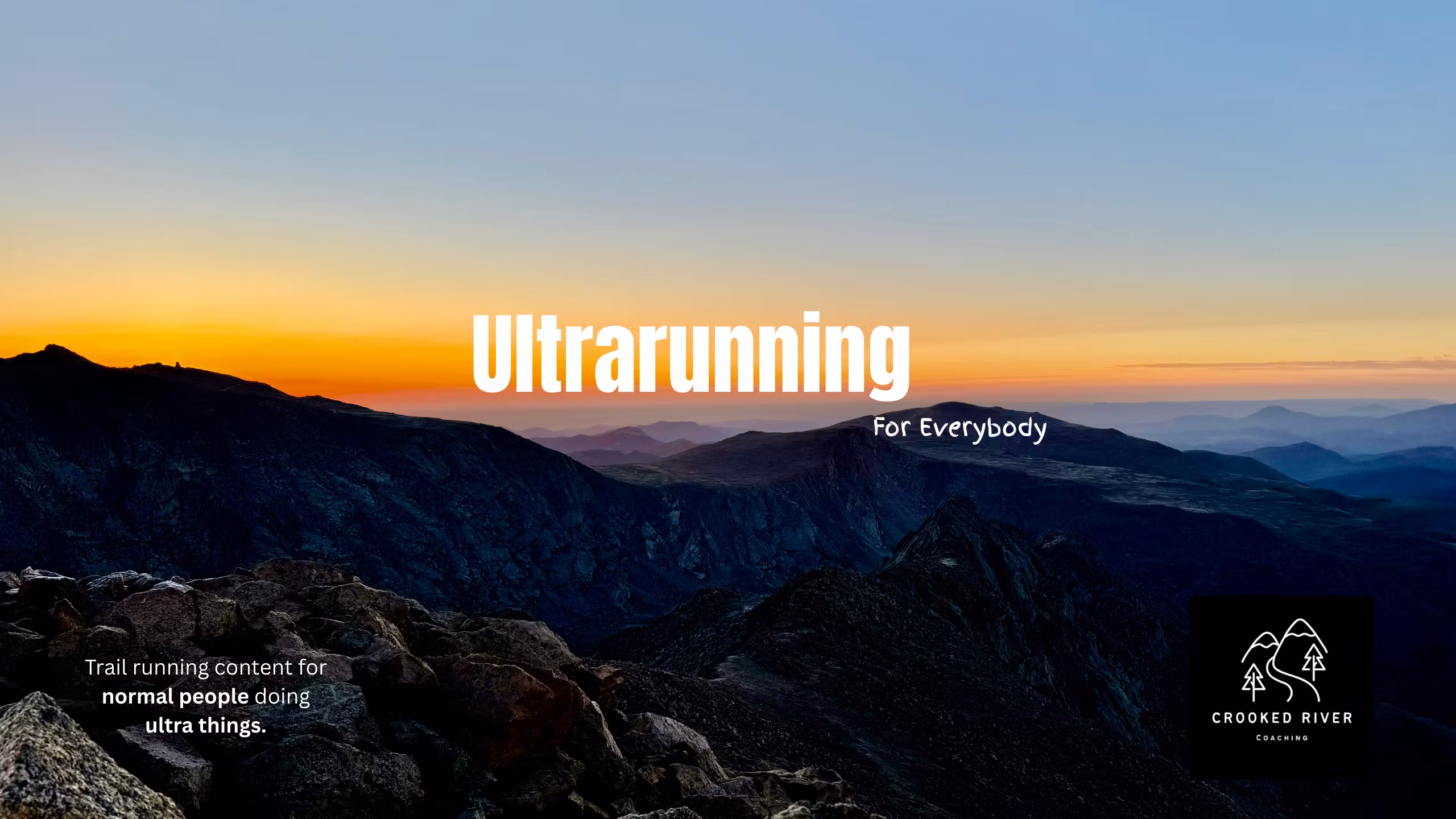 Beginner Ultrarunning Community
