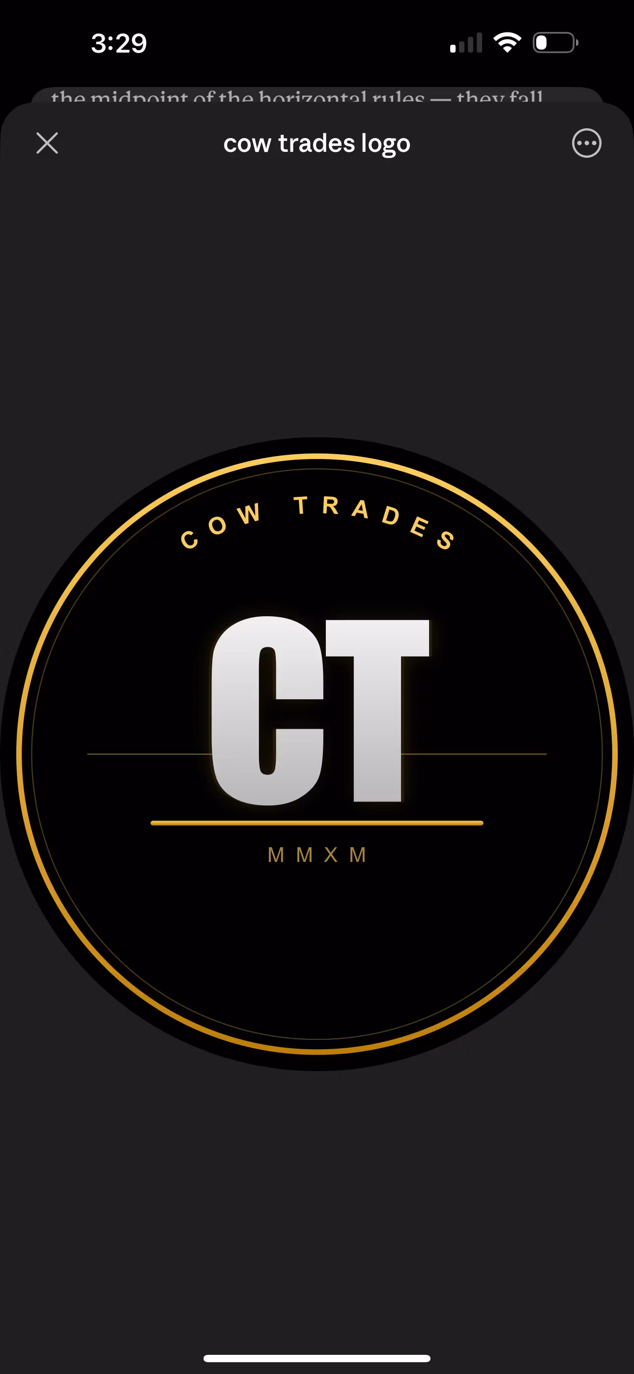 Cow Trades