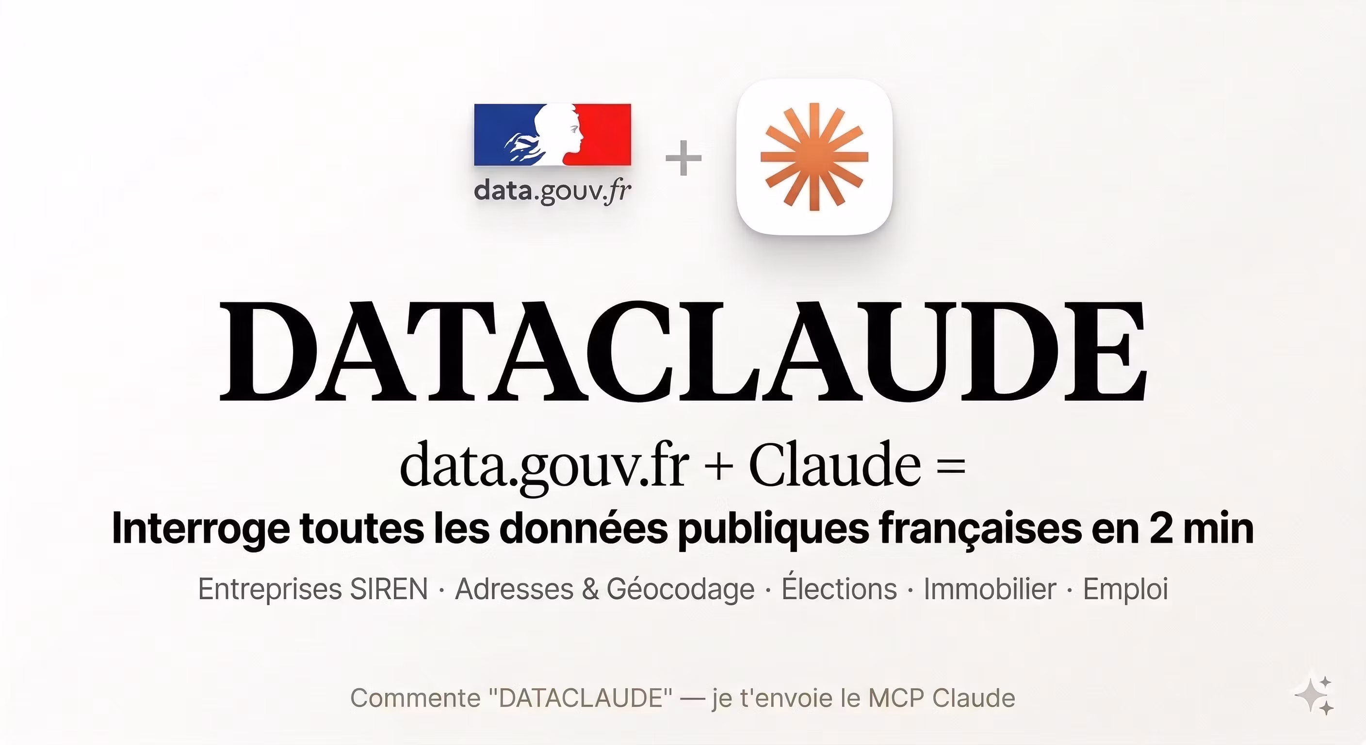 Récupère le MCP data.gouv.fr