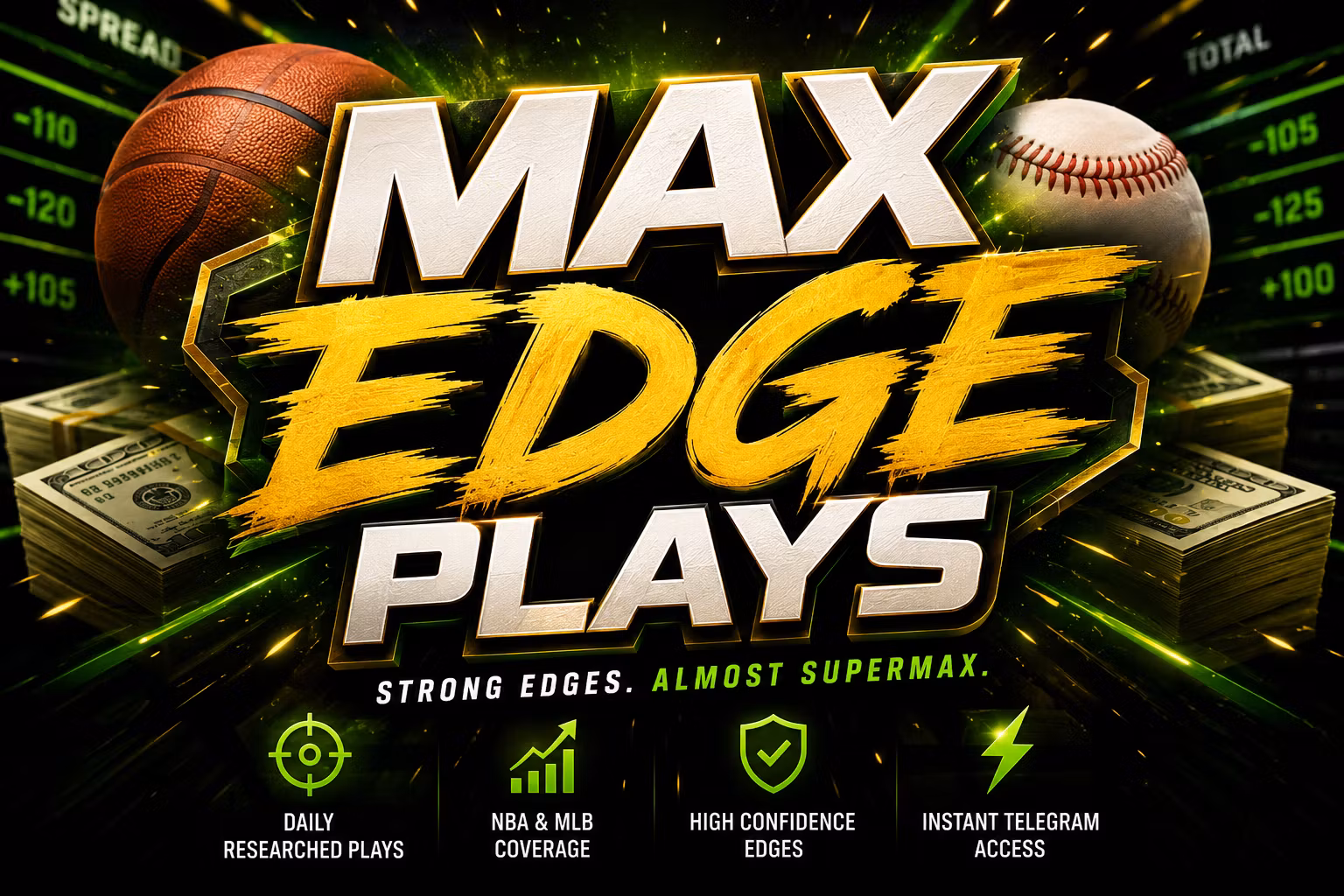 🏆Max Edge Plays🏆