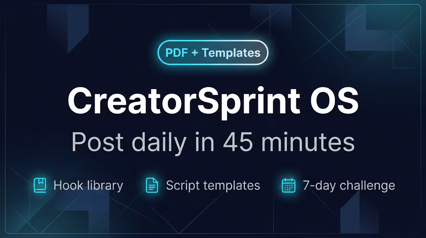 CreatorSprint OS