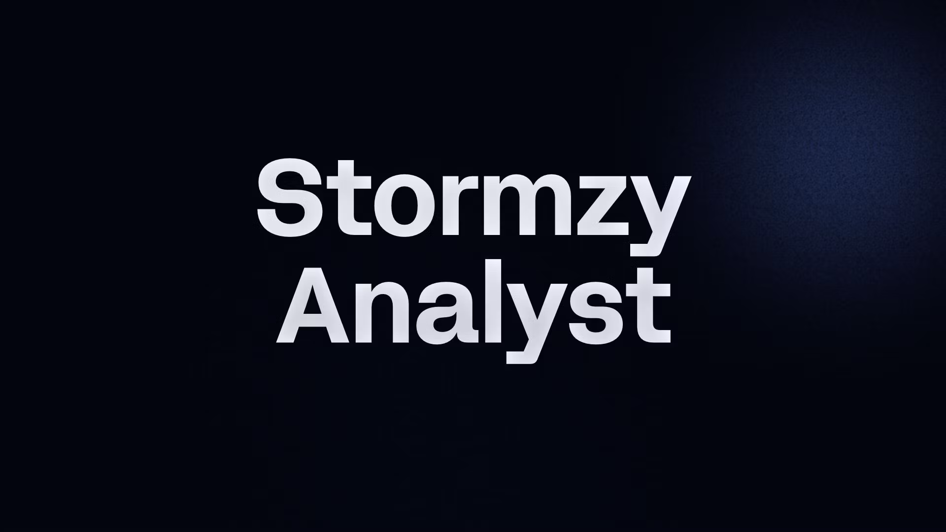 Stormzy Analyst