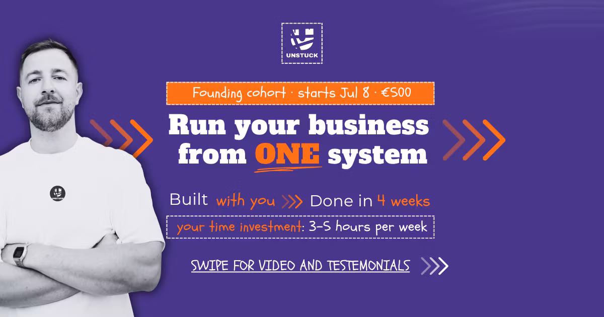 Unstuck Hub Cohort: Build & run your Claude Code 2nd-brain-OS