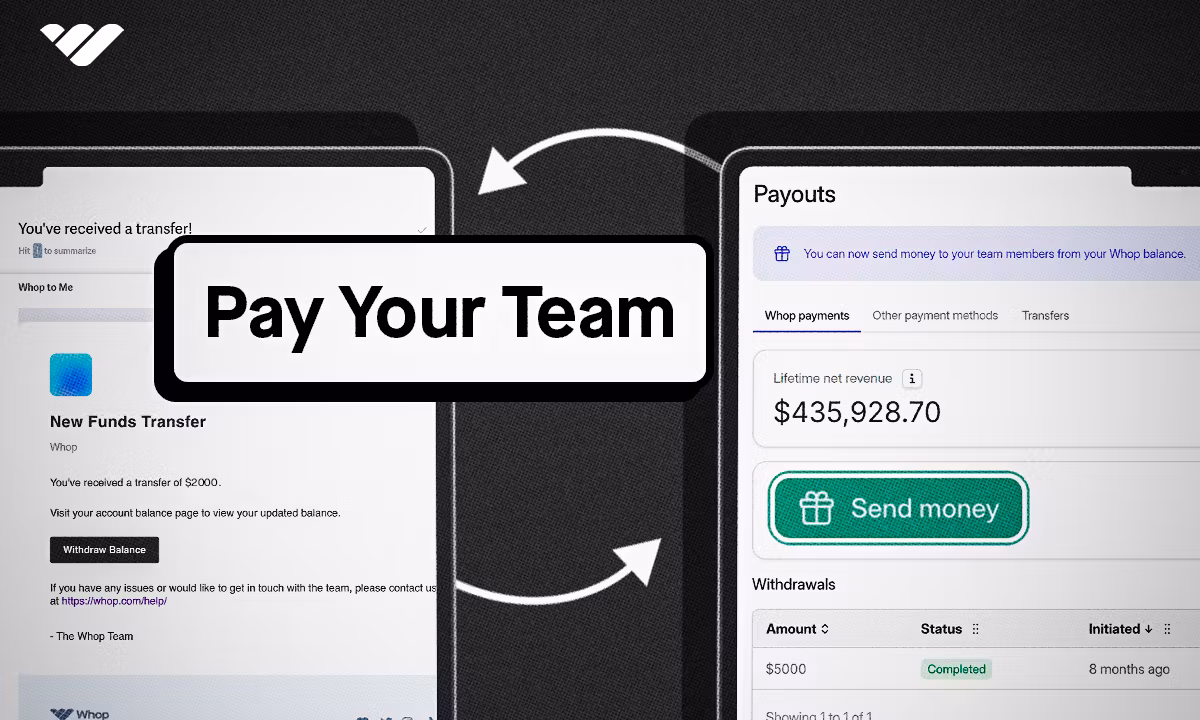 Payment Processing Via Whop