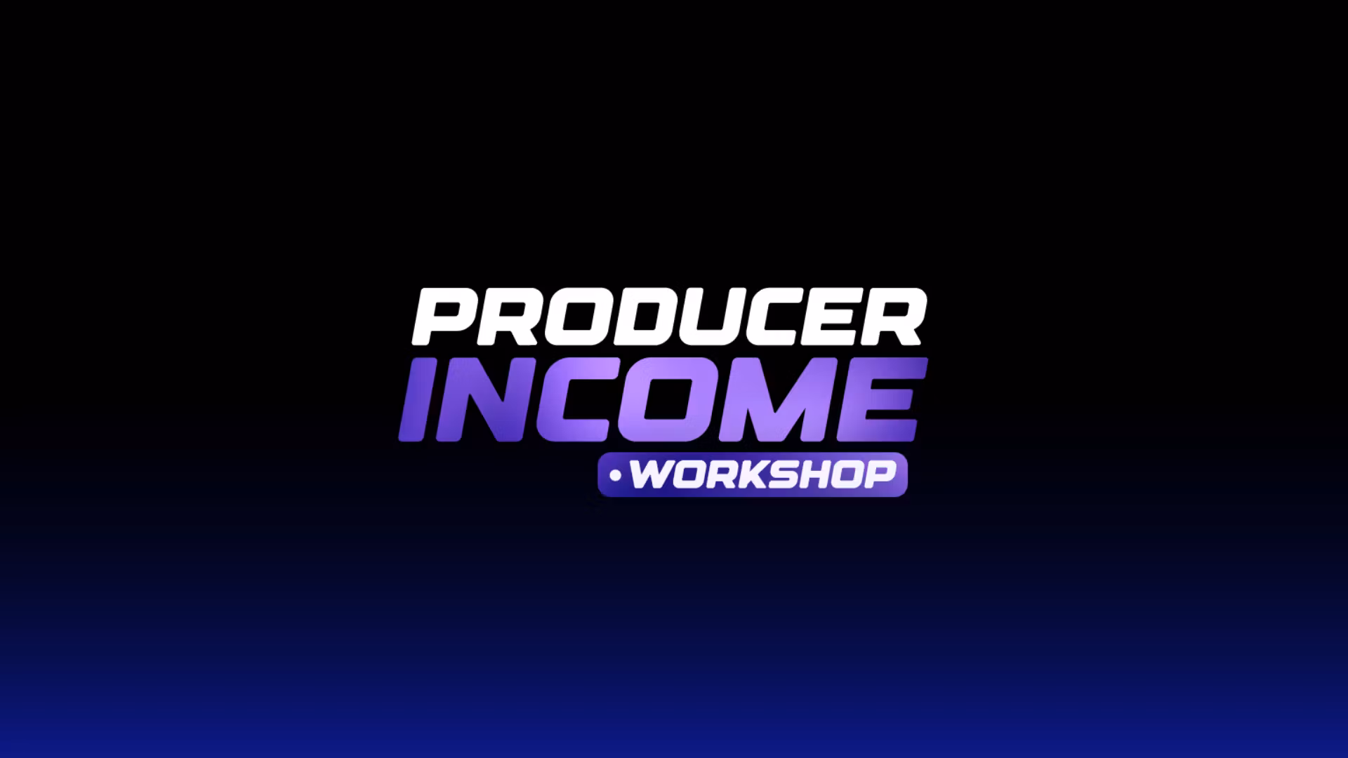 Producer Income Workshop