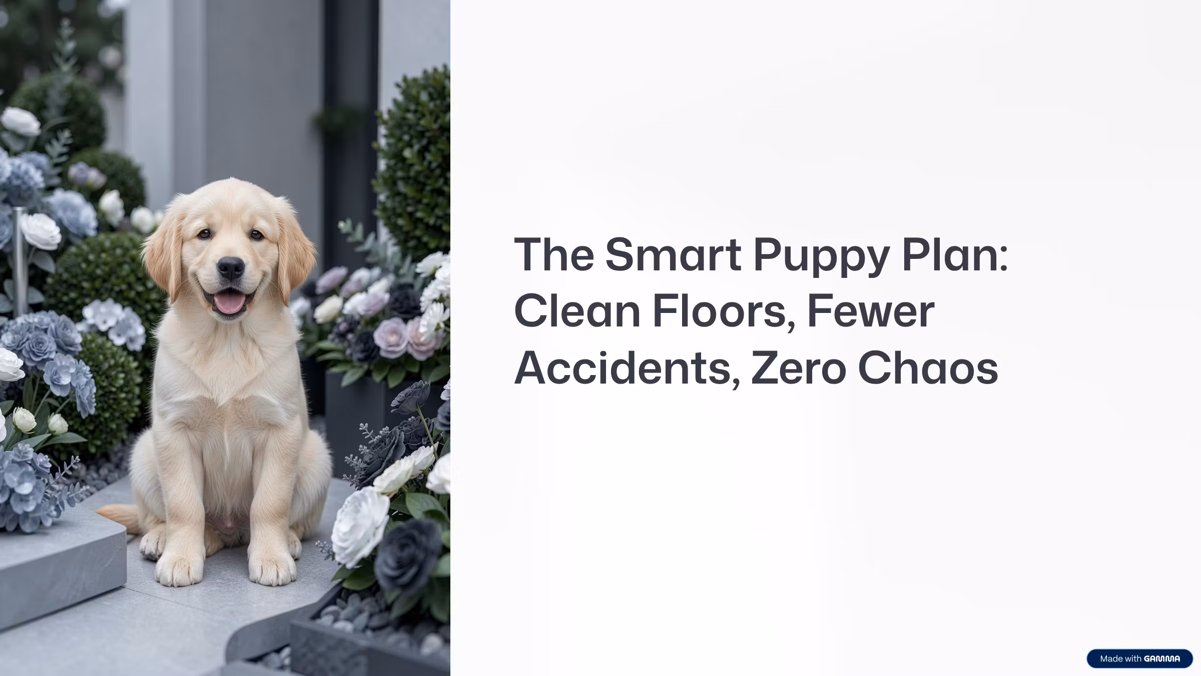 The Smart Puppy Plan: Clean Floors, Fewer Accidents, Zero Chaos