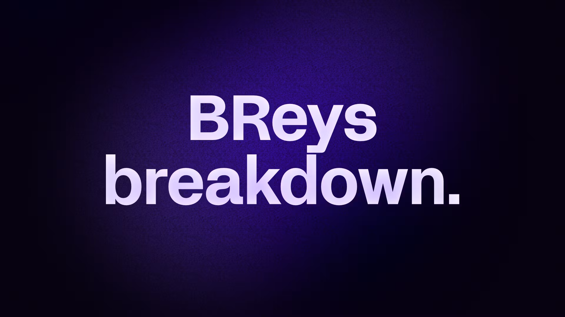 Breakdown of my trades