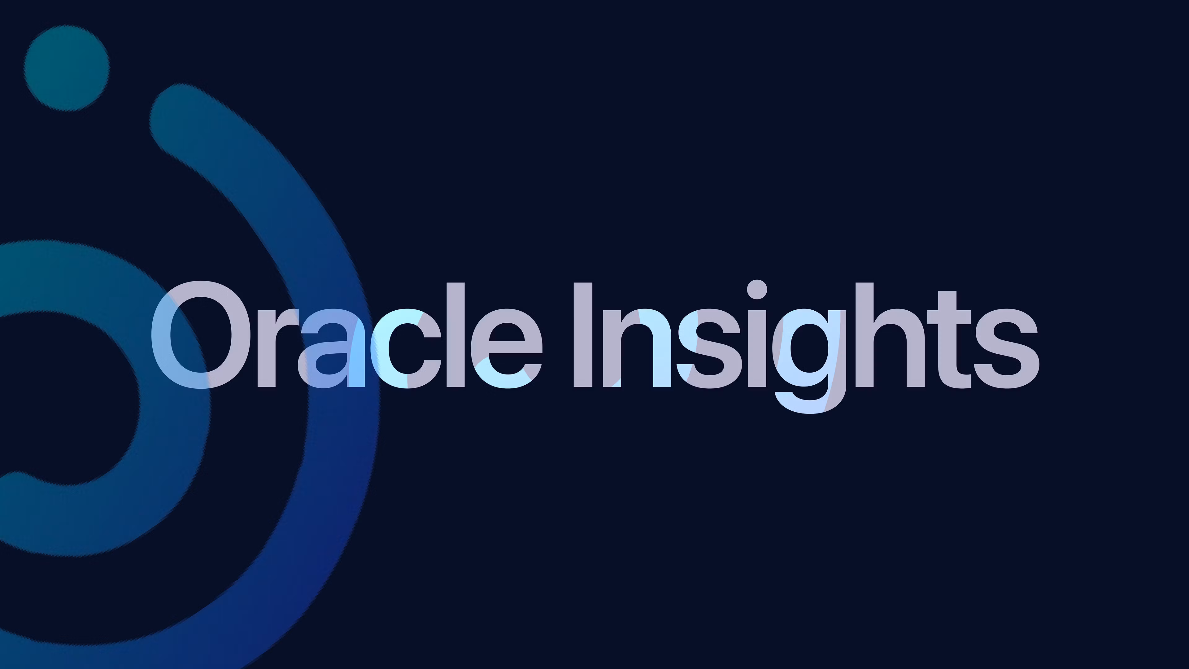 Oracle Insights