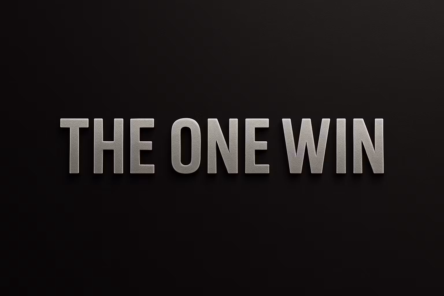 The One Win
