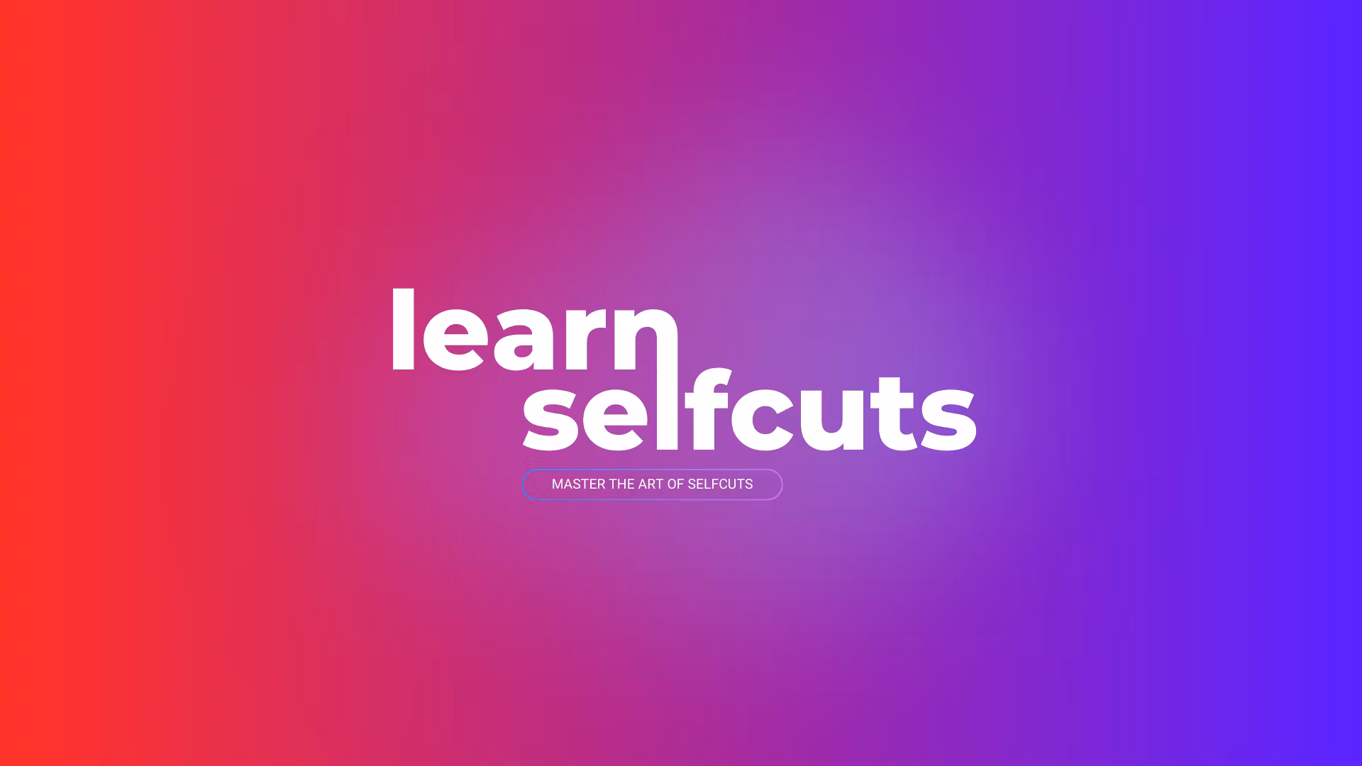 Self-Haircut