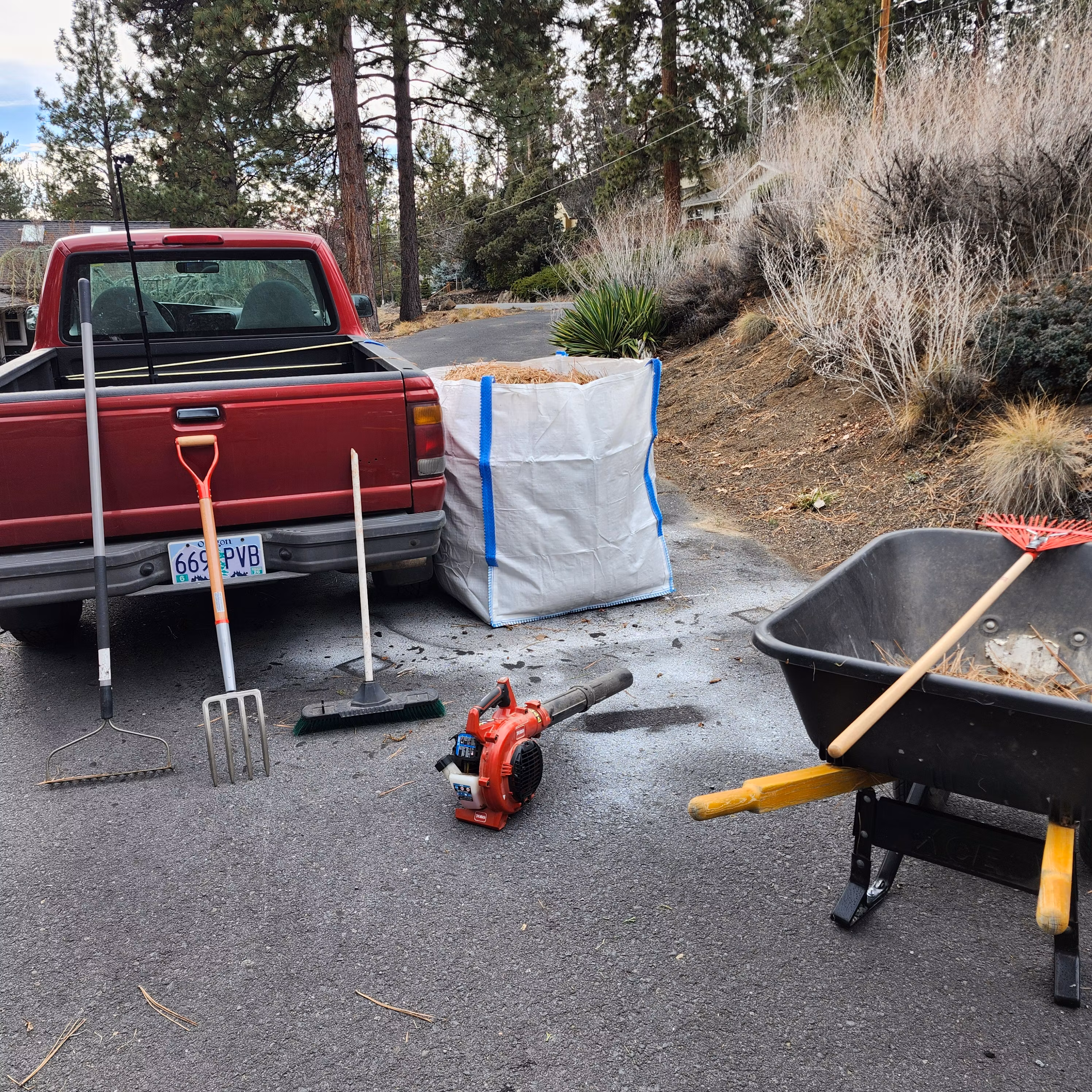 Eco-Weed, Prune and Sweep w/ Haul-Away