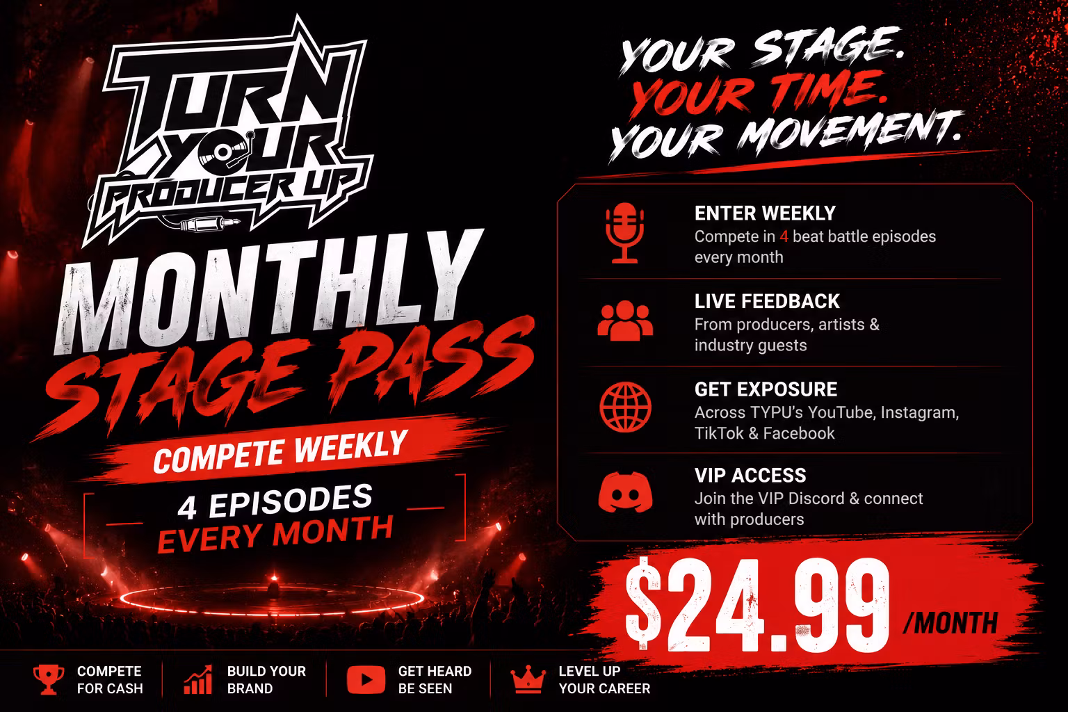 MONTHLY STAGE PASS