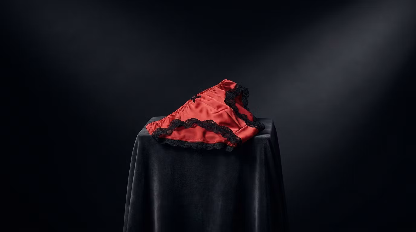 Candyred Silk Manties