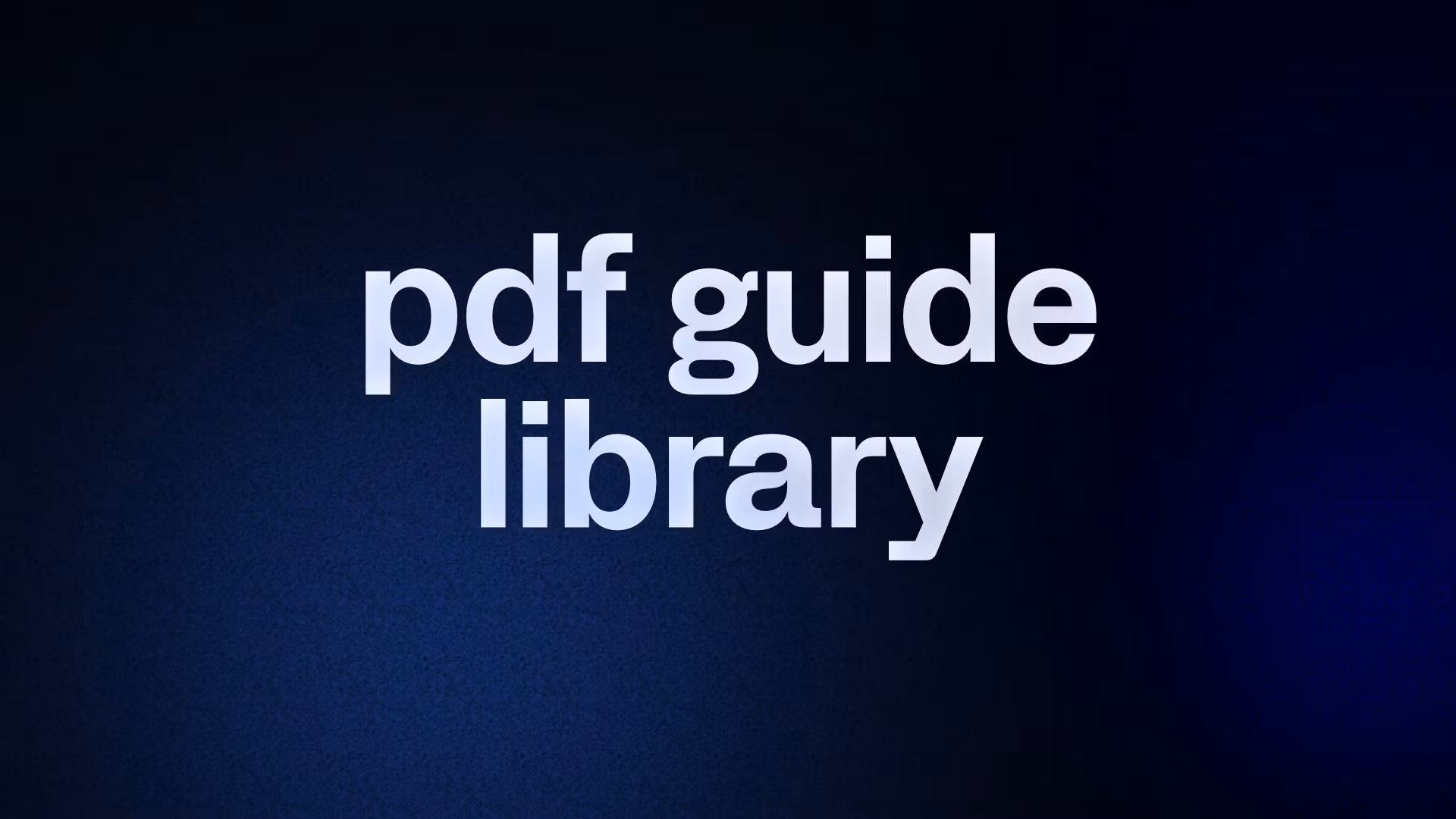 pdf guide library 