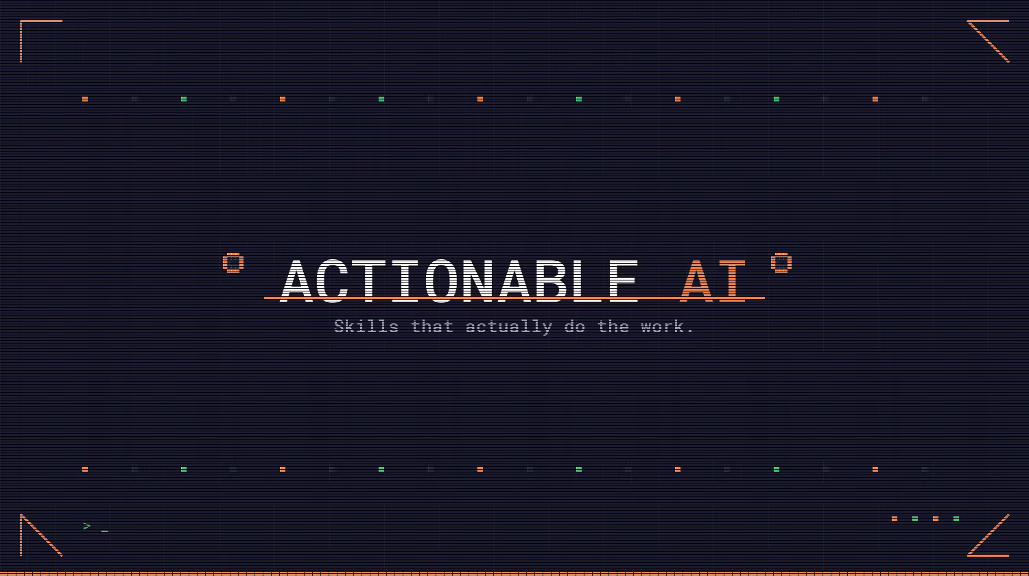 The Actionable AI Accelerator