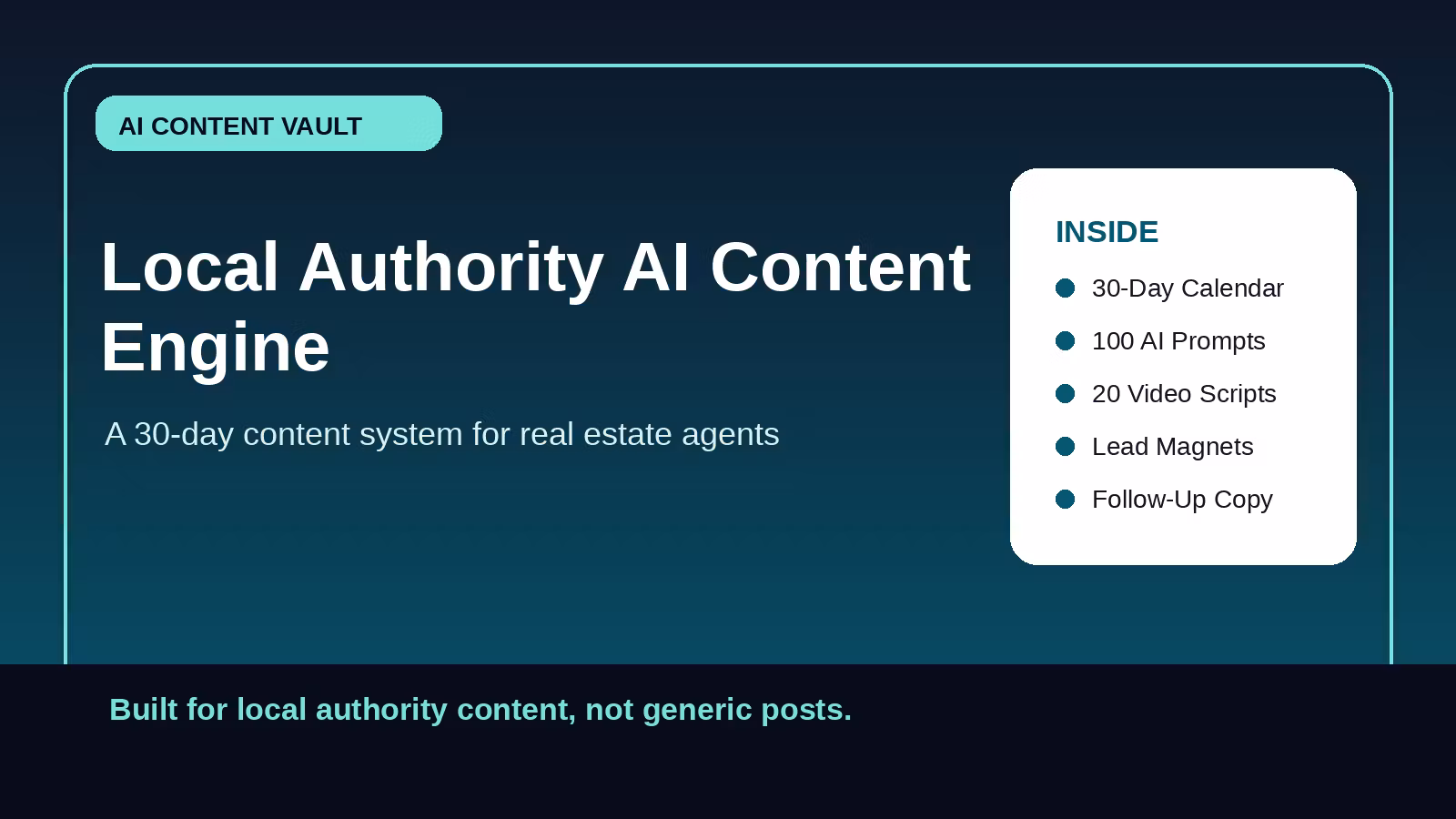 Local Authority AI Content Engine 