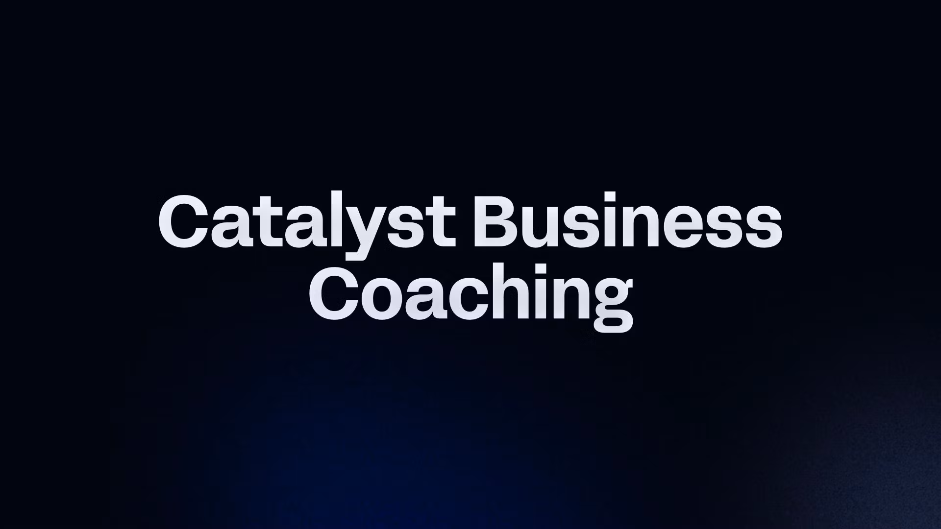 Catalyst Business Coaching